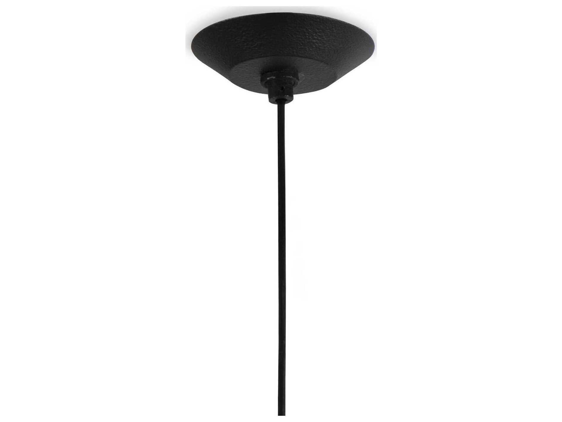 Regina Andrew Viggo 1-Light Blackened Steel Pendant