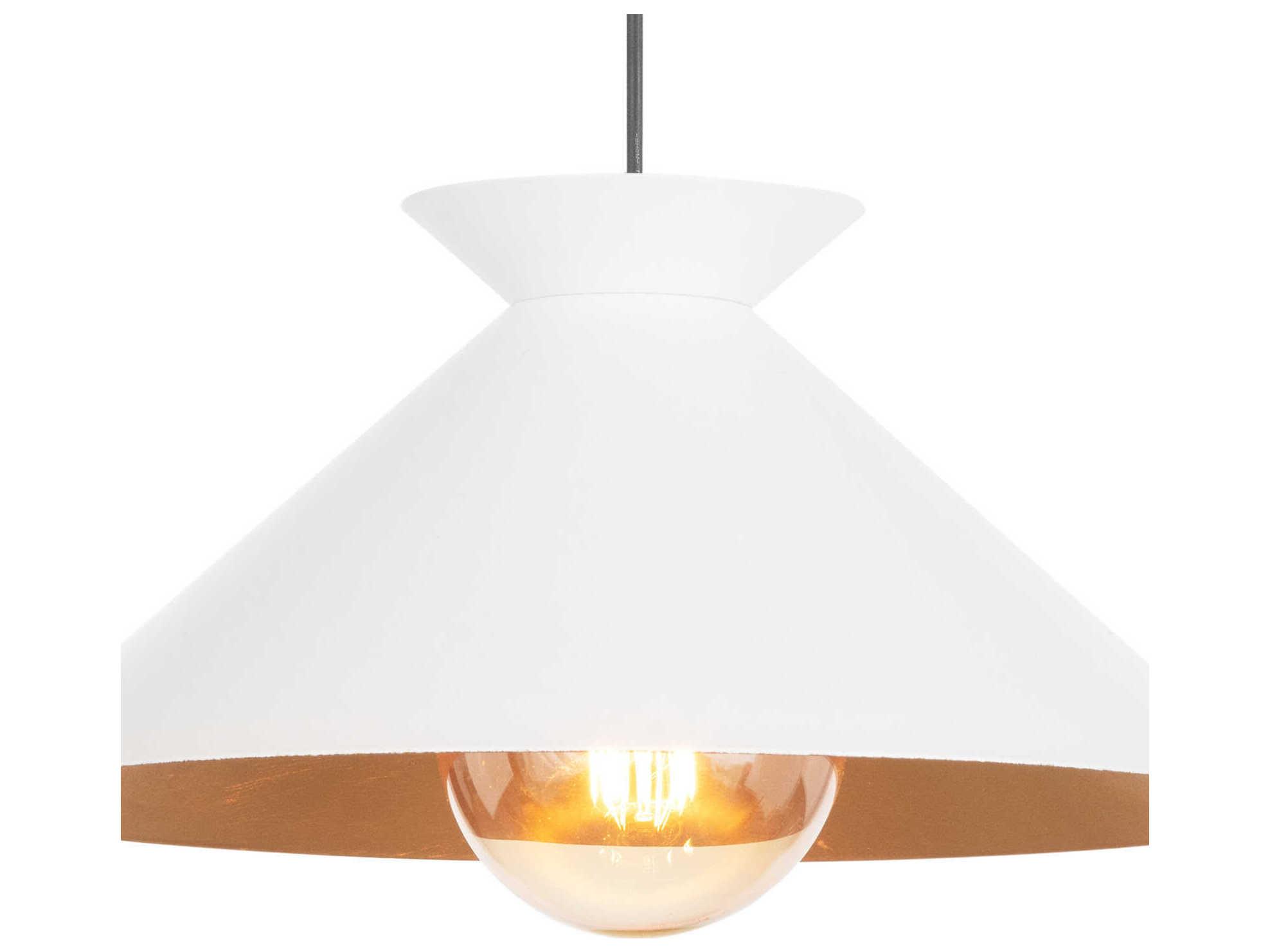 Regina Andrew Viggo 1-Light White Pendant