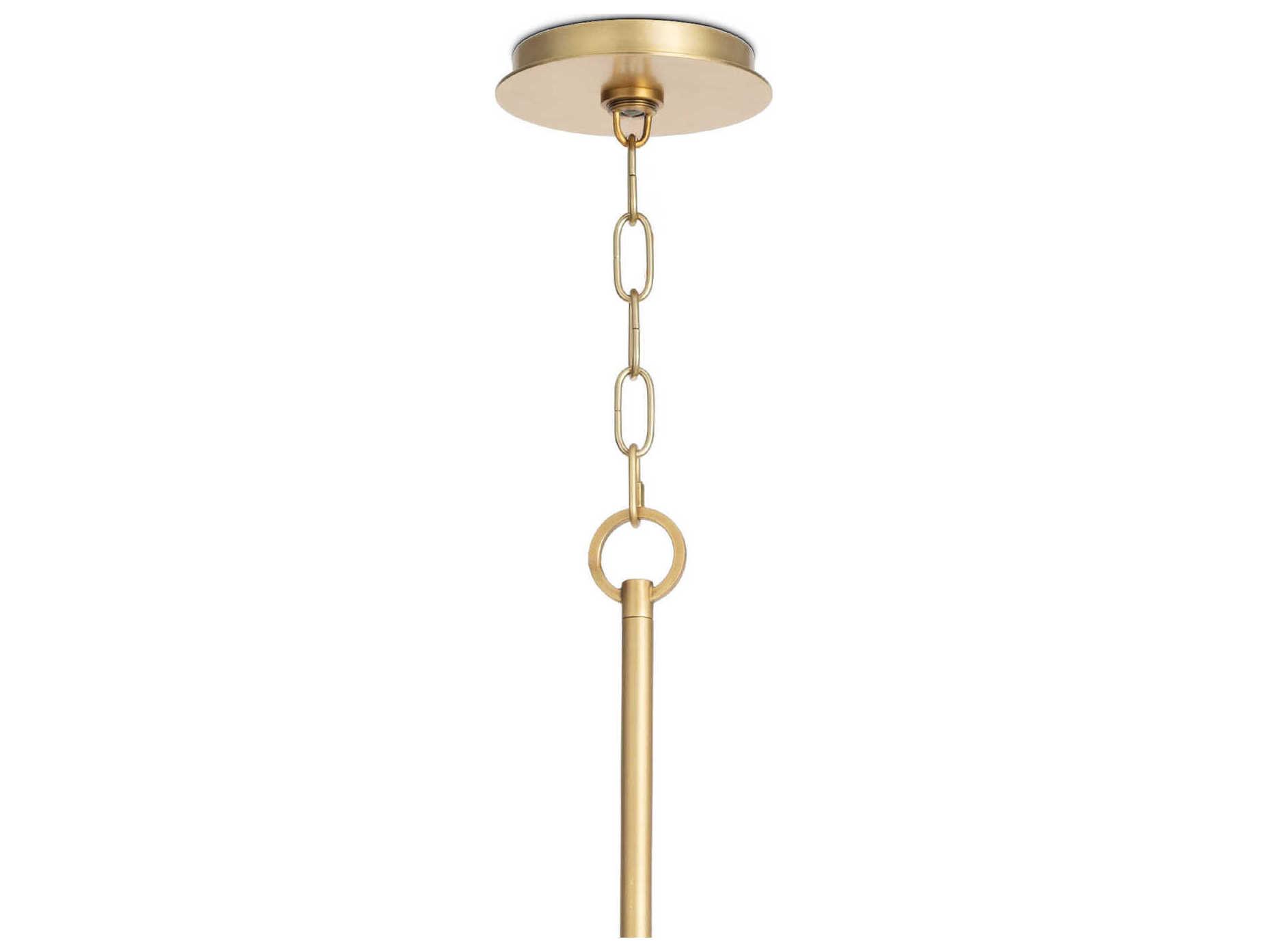 Regina Andrew Dion 12-Light Natural Brass Globe Tiered Chandelier