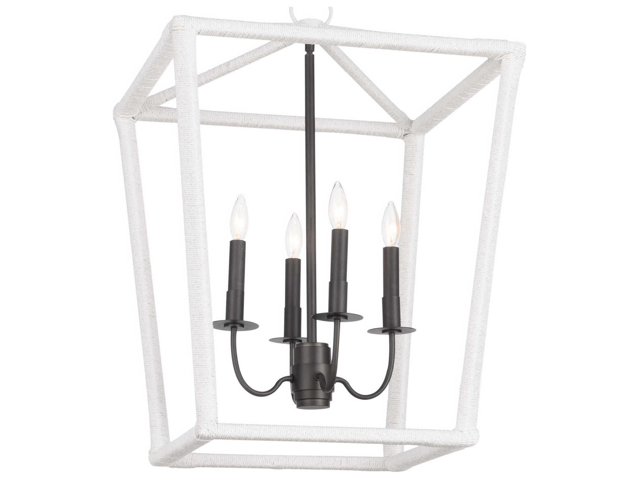 Regina Andrew Luella 4-Light Blackened Brass Pendant