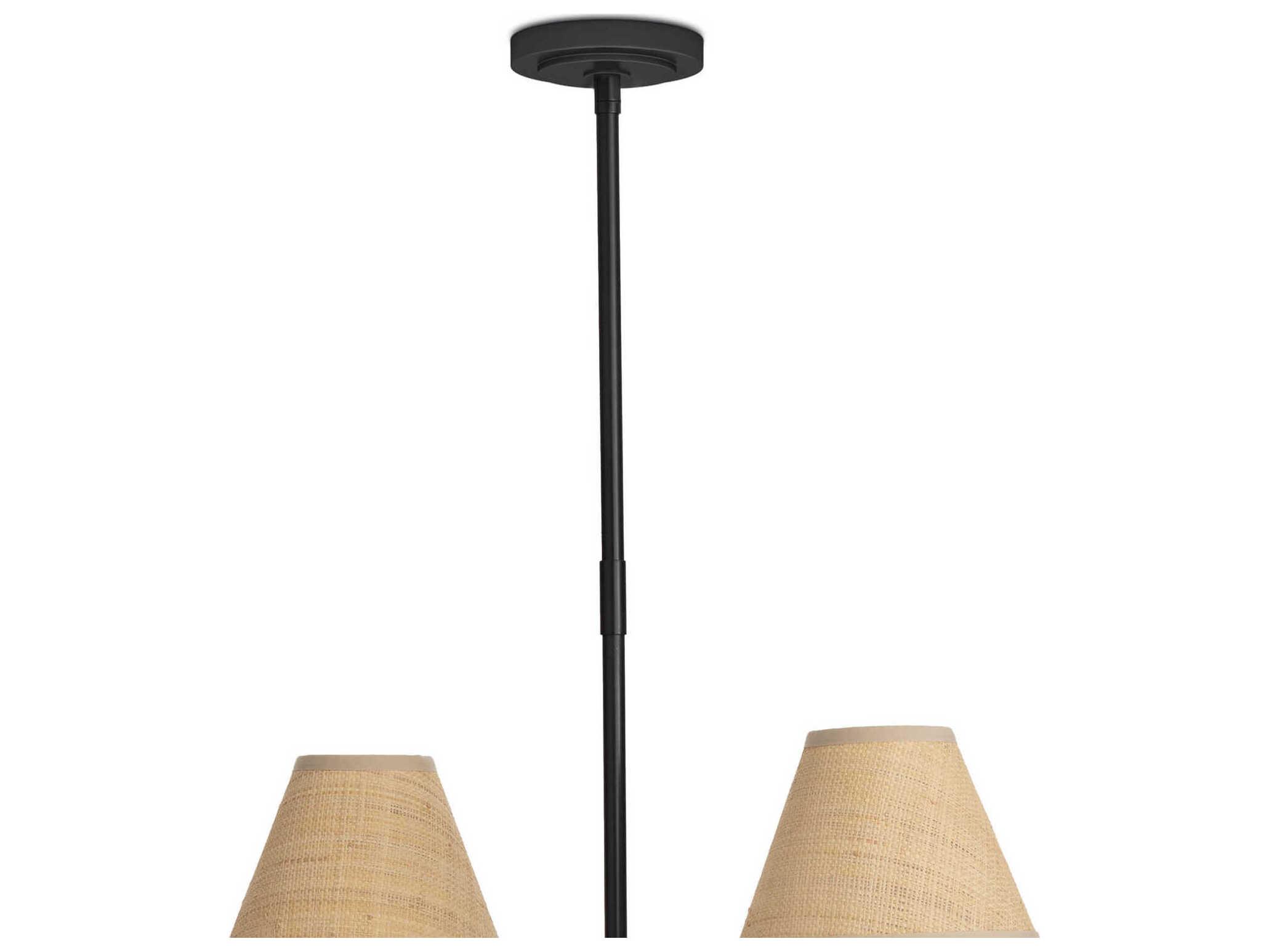 Regina Andrew Polly 6-Light Blackened Brass Island Pendant