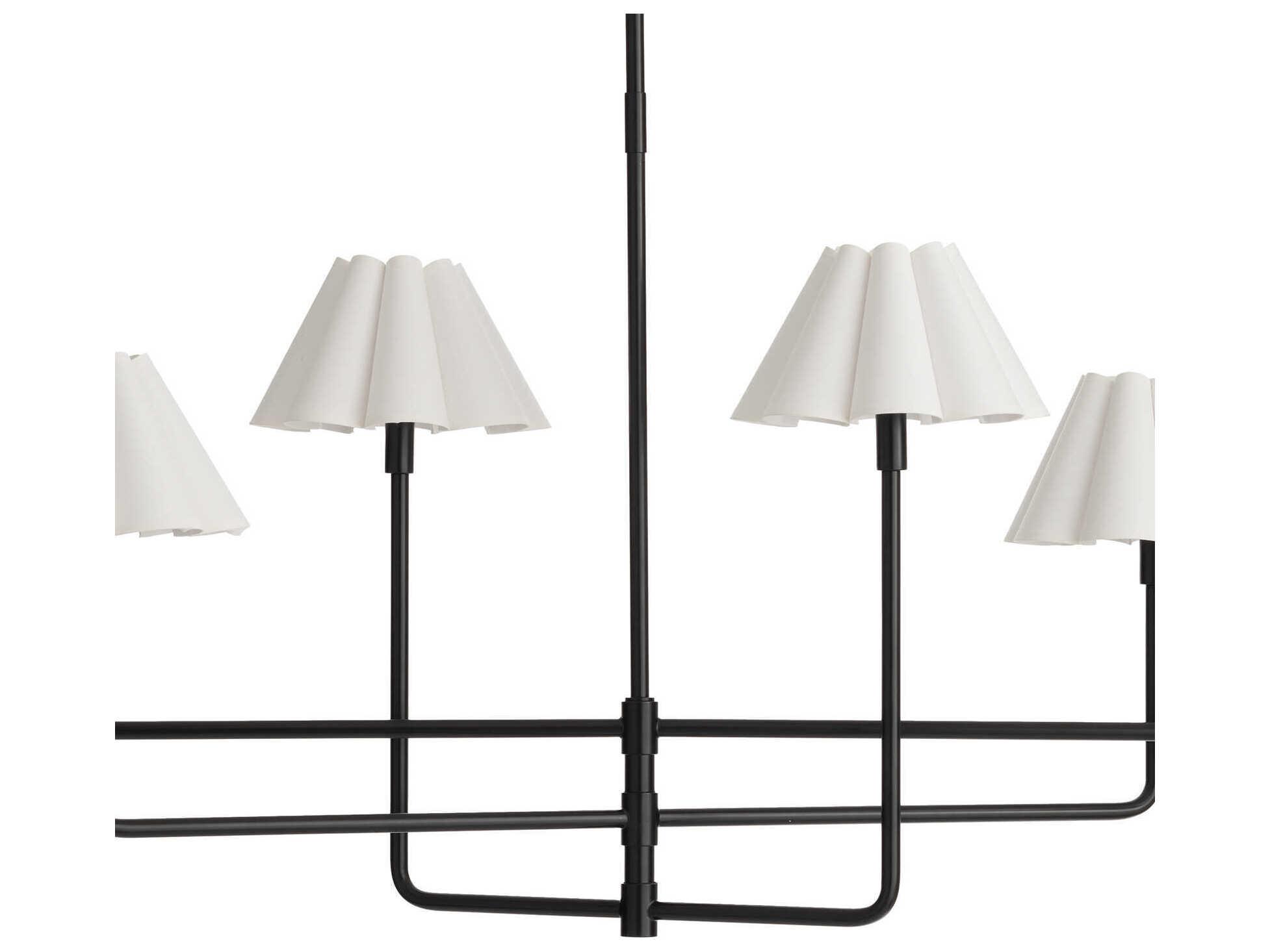 Regina Andrew Polly 6-Light Blackened Brass Island Pendant