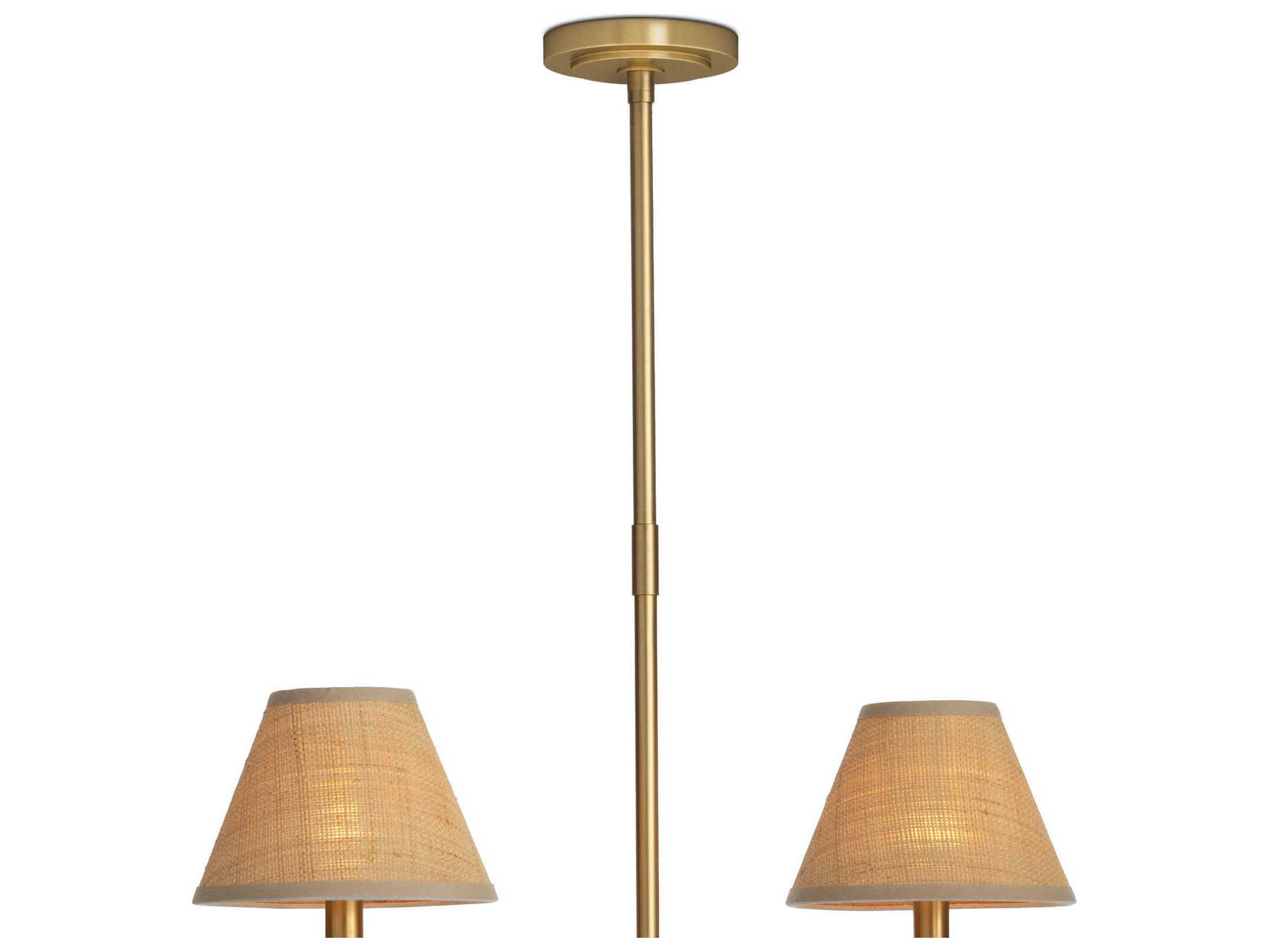 Regina Andrew Polly 6-Light Natural Brass Island Pendant