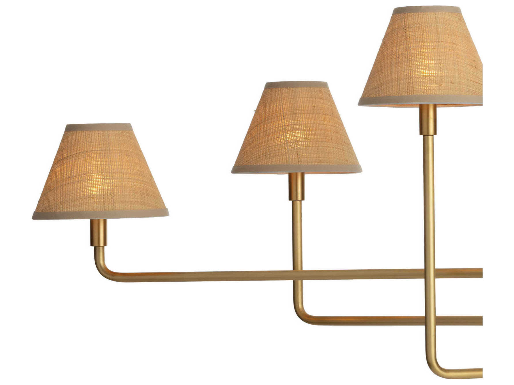 Regina Andrew Polly 6-Light Natural Brass Island Pendant