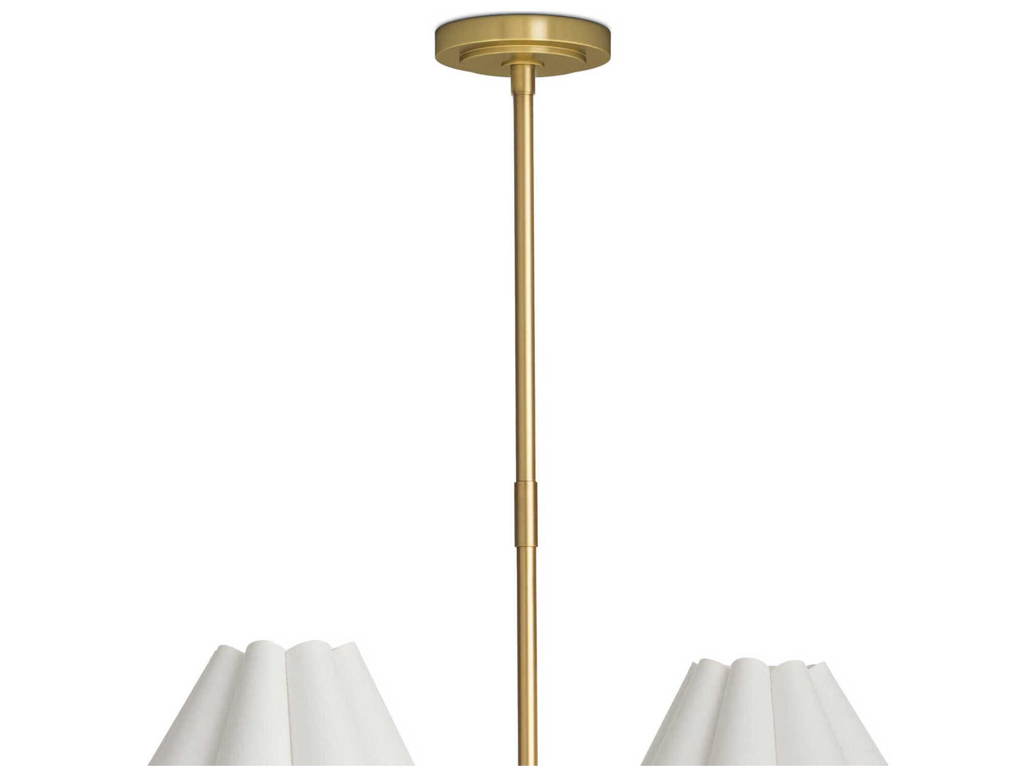 Regina Andrew Polly 6-Light Natural Brass Island Pendant