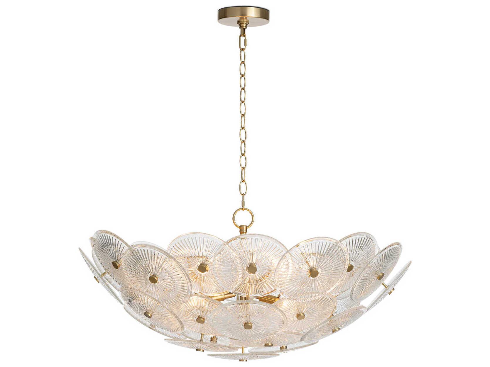 Regina Andrew Holly 9-Light Clear Bowl Chandelier