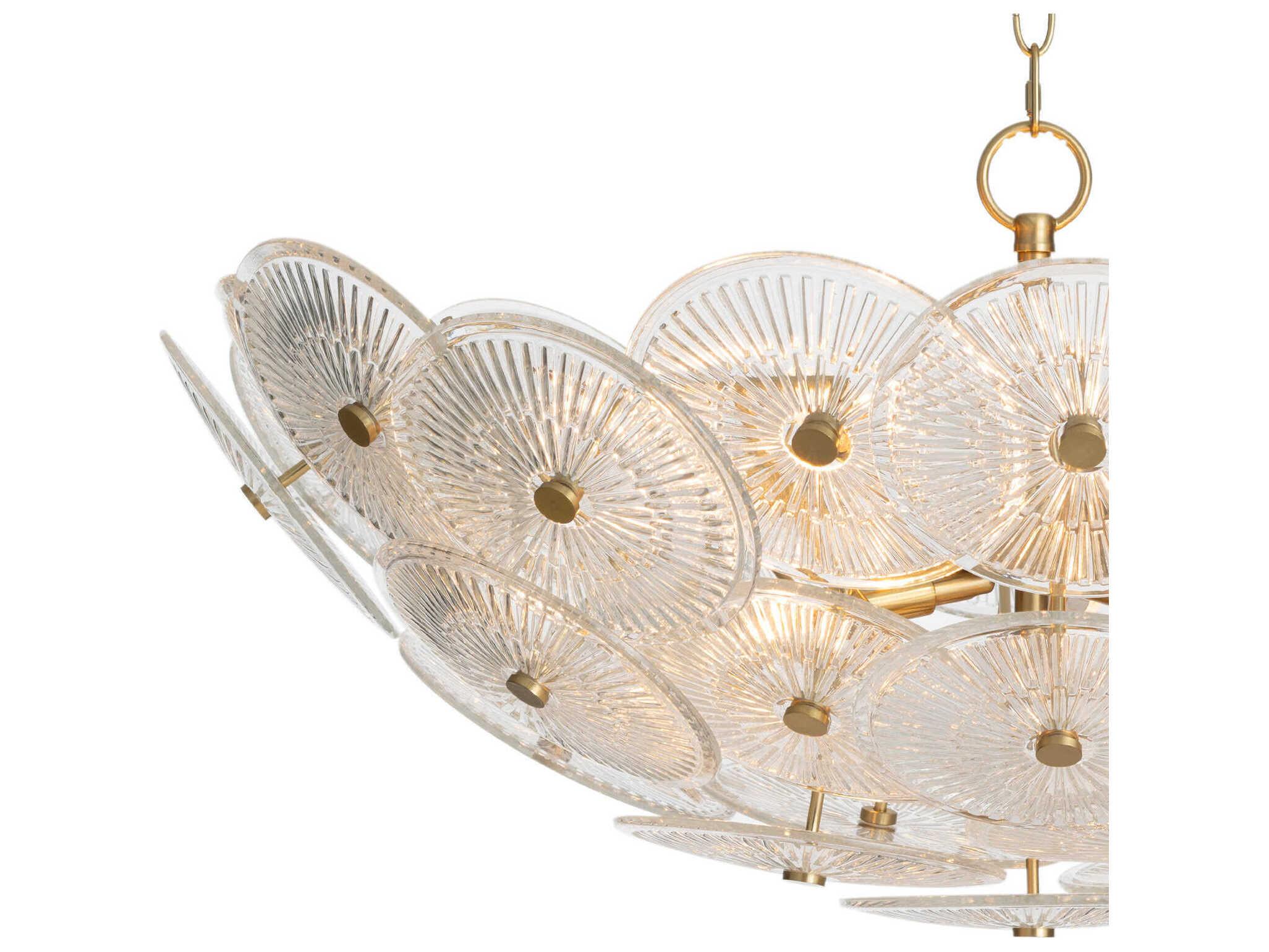 Regina Andrew Holly 9-Light Clear Bowl Chandelier