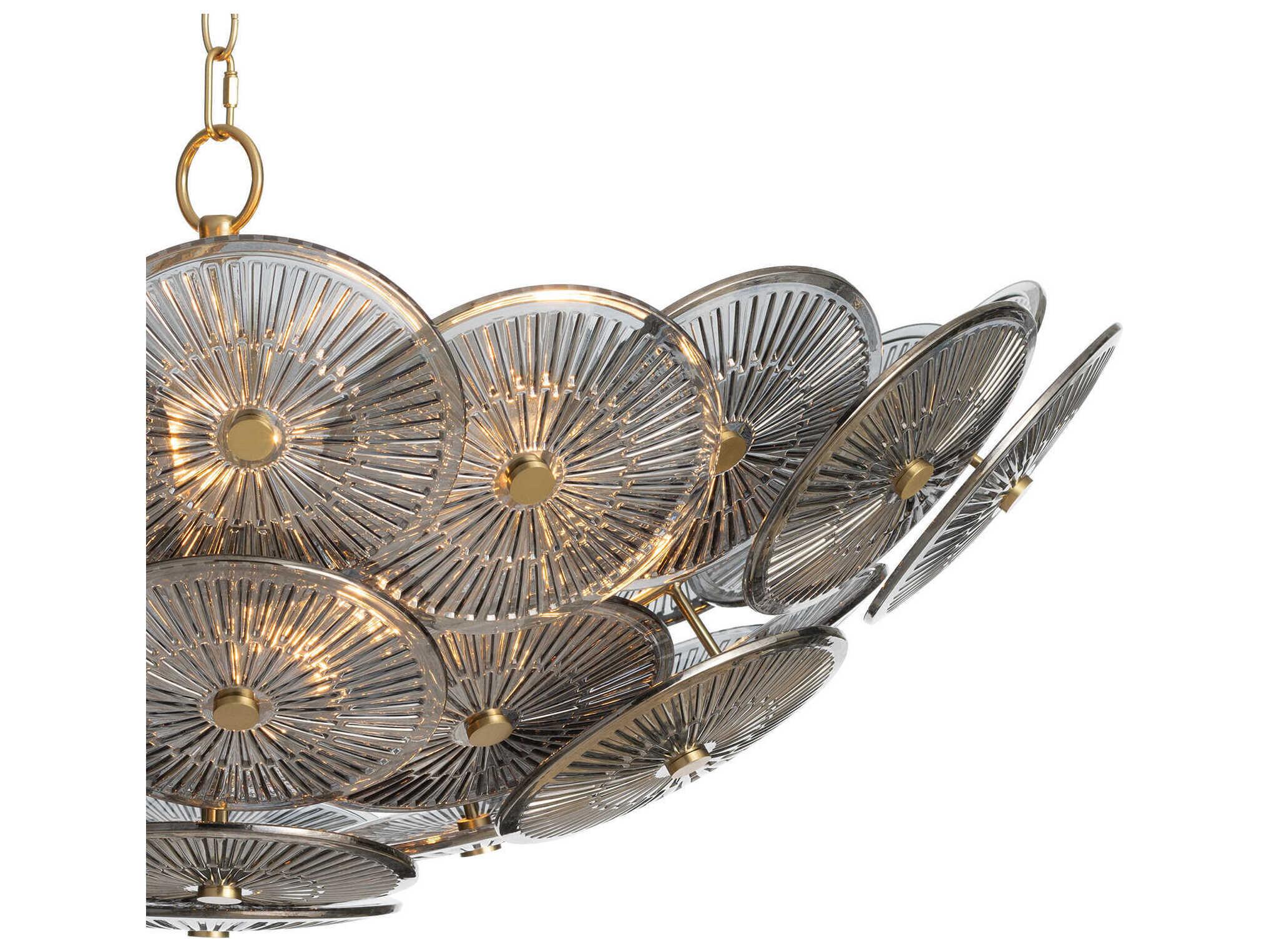 Regina Andrew Holly 9-Light Smoke Black Bowl Chandelier