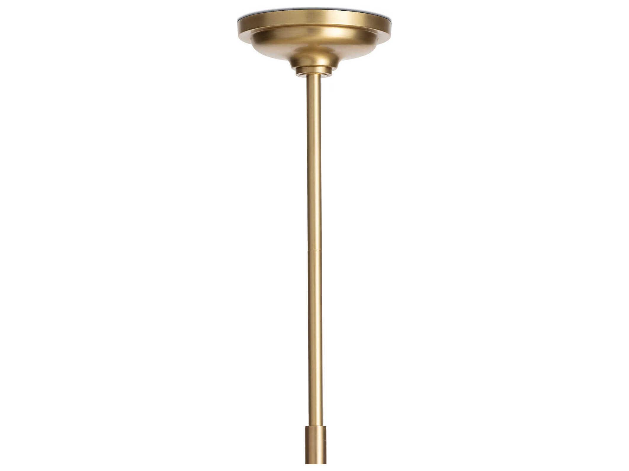Regina Andrew Keaton 3-Light Natural Brass Pendant