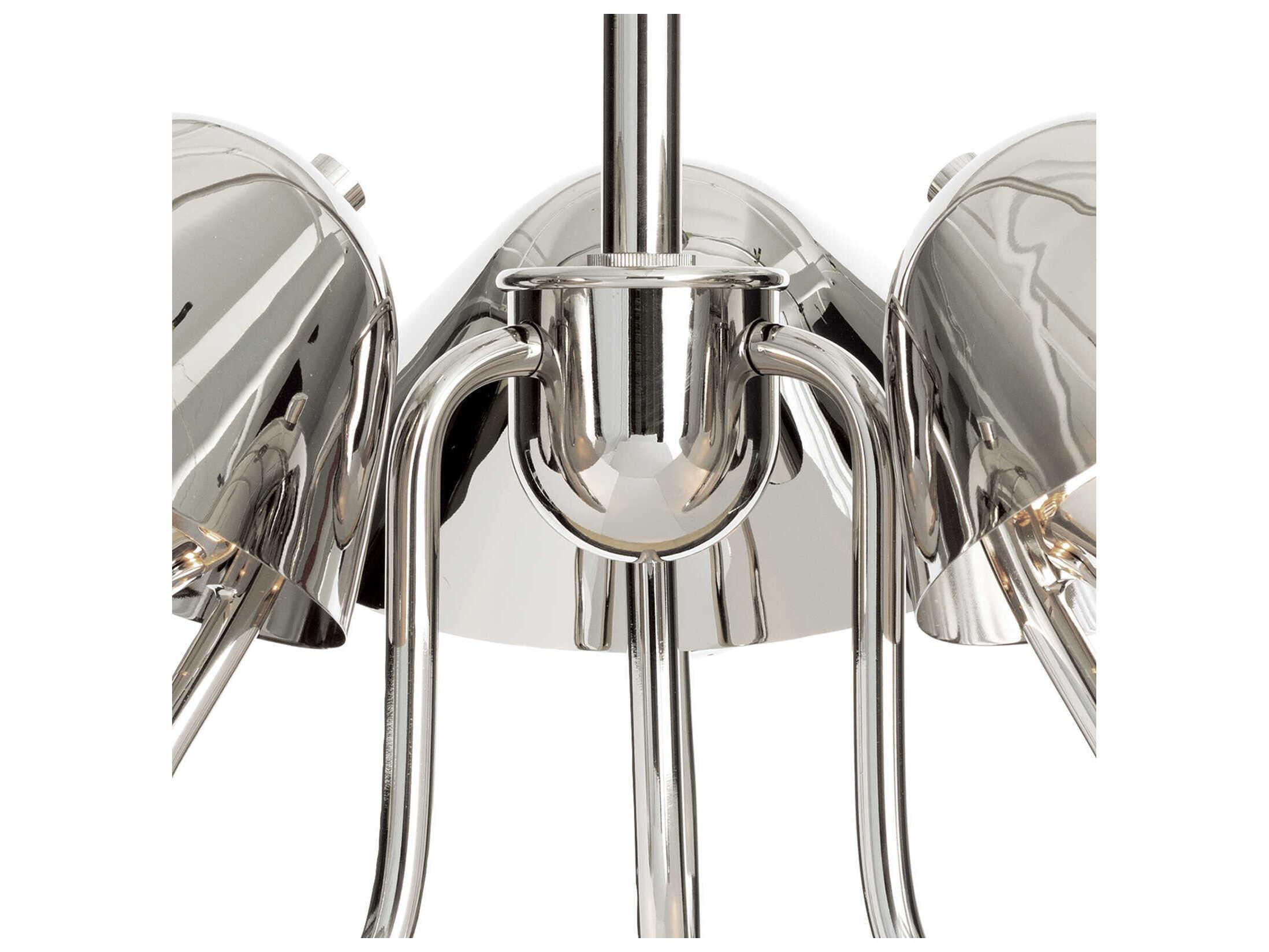 Regina Andrew Keaton 3-Light Polished Nickel Pendant