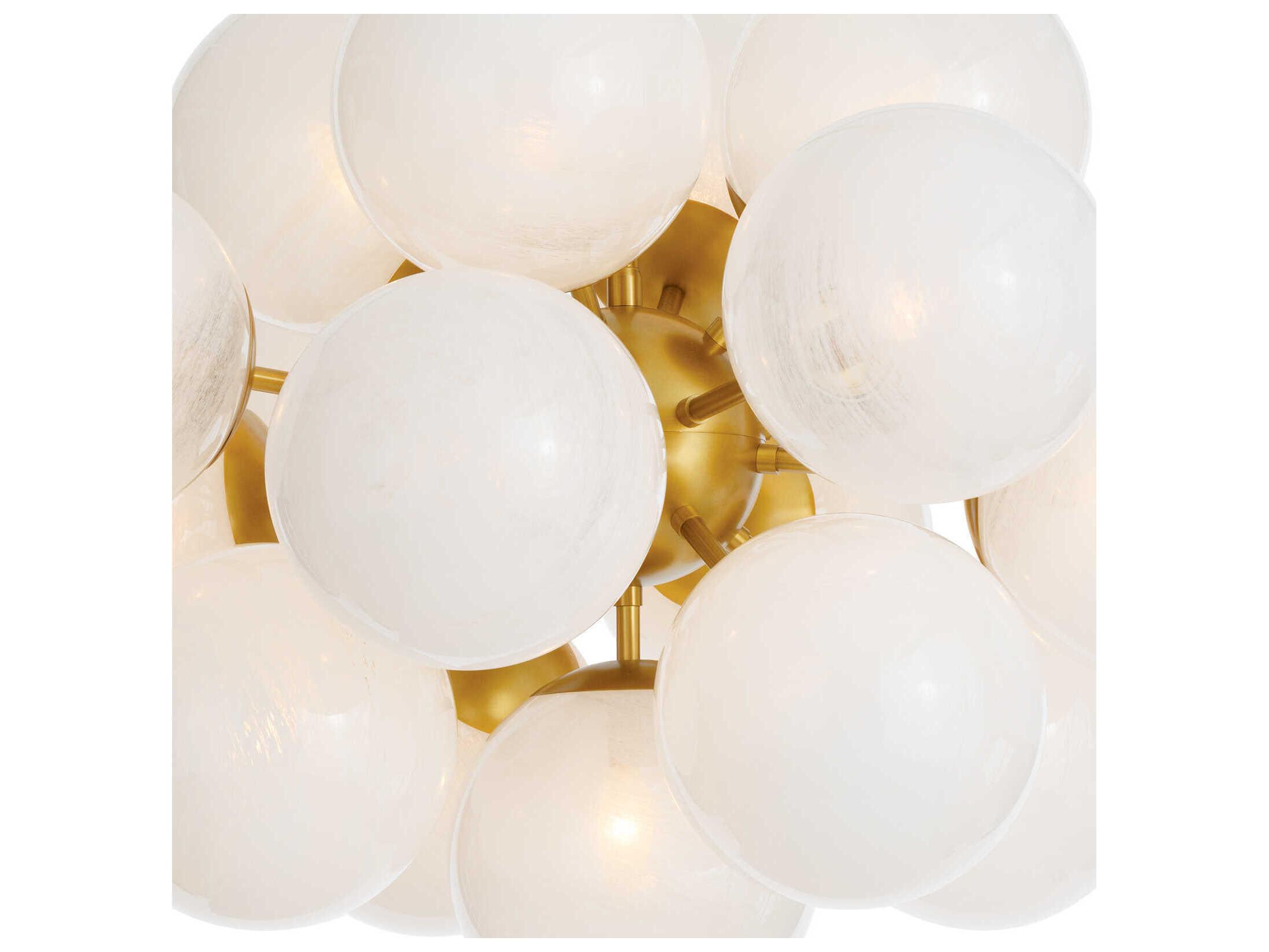 Regina Andrew Shine 17-Light Natural Brass Globe Chandelier
