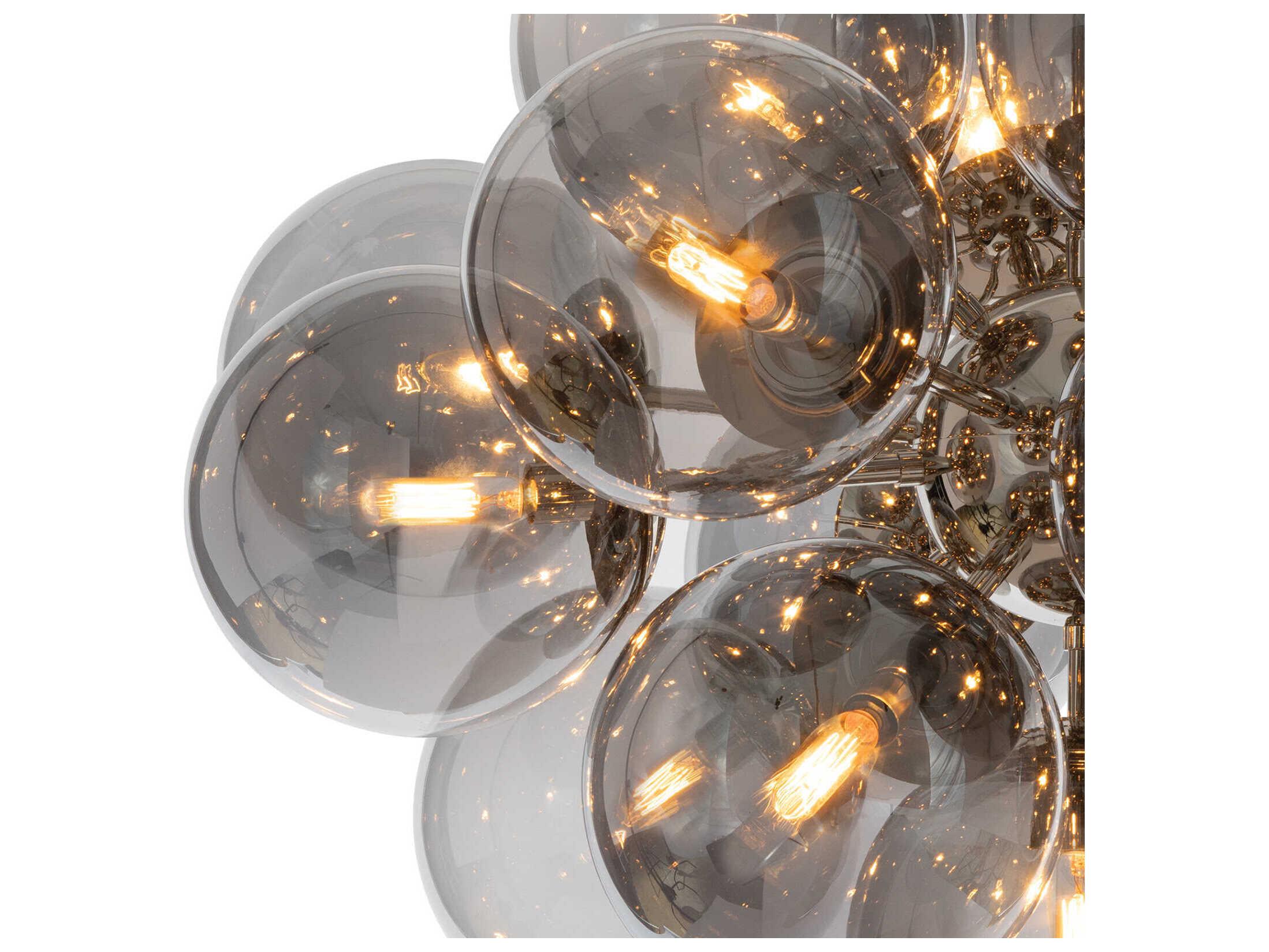 Regina Andrew Shine 17-Light Polished Nickel Gray Pendant