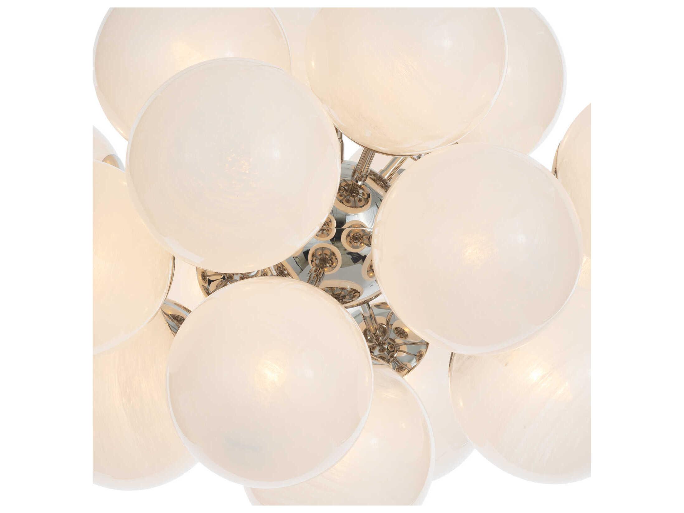 Regina Andrew Shine 17-Light Polished Nickel Globe Chandelier