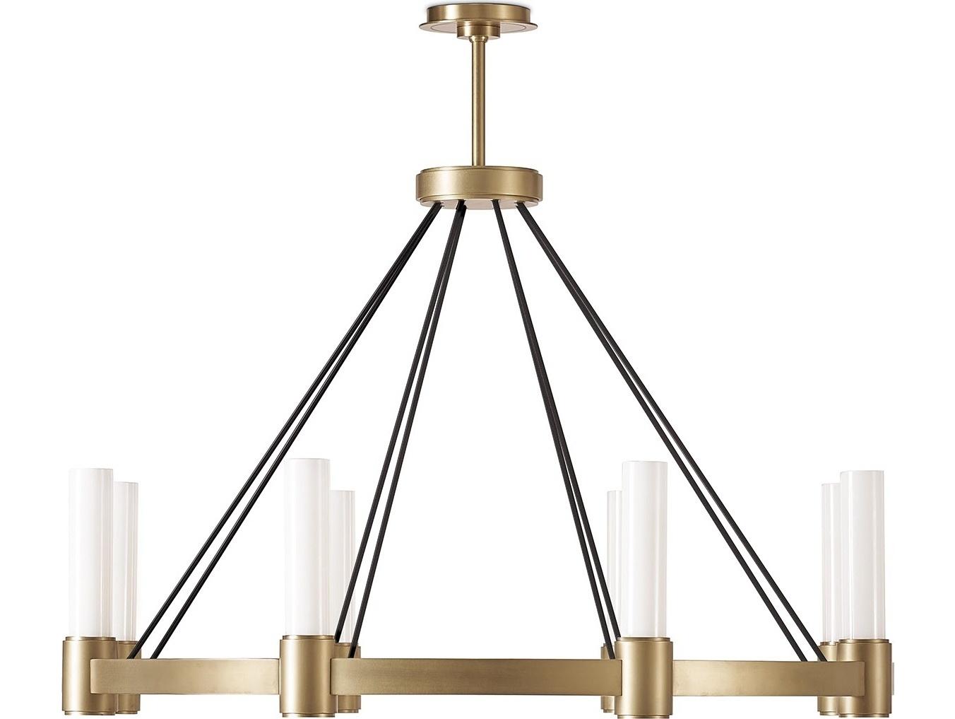Regina Andrew Dixon 8-Light White Brass Chandelier