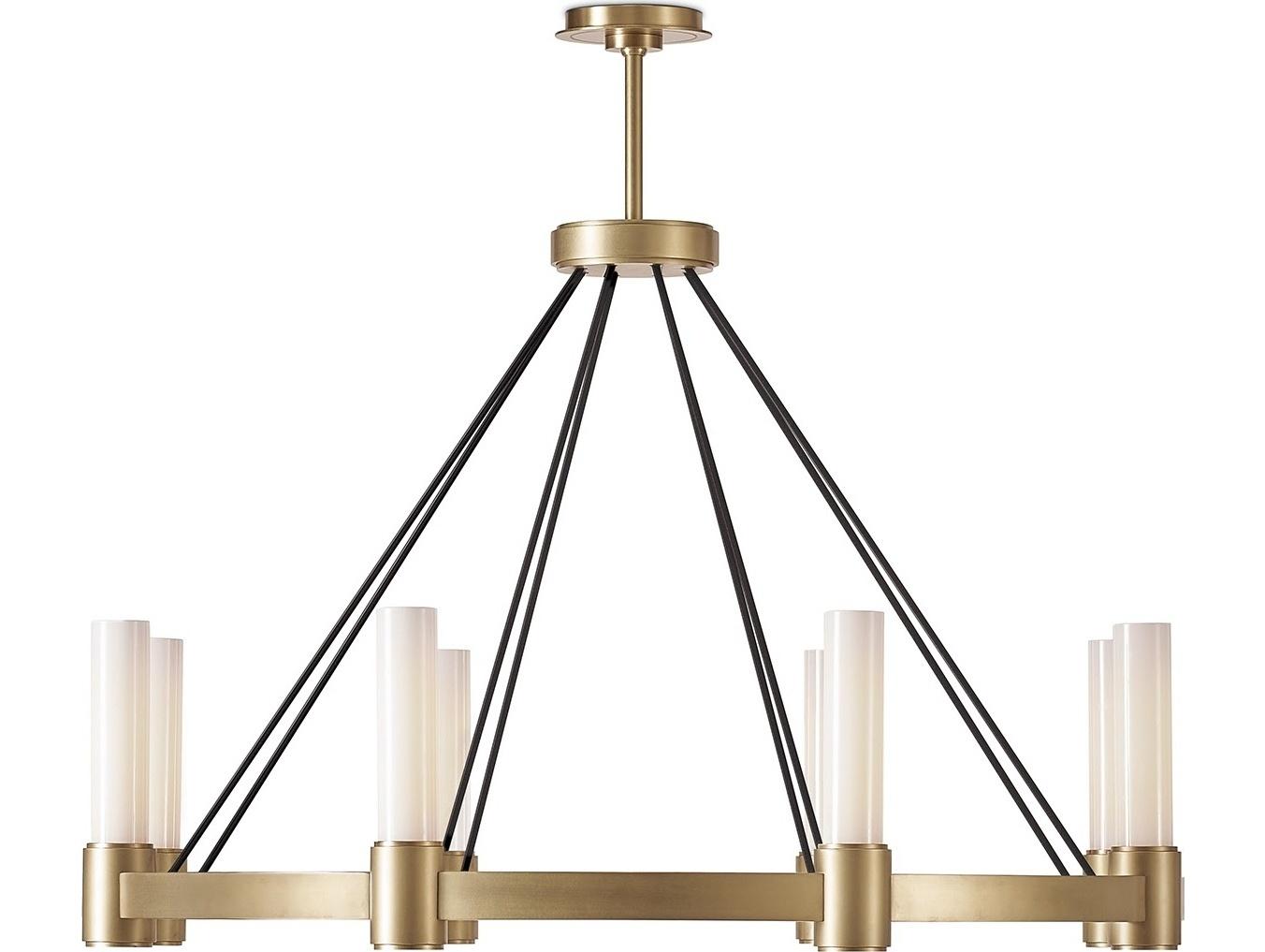 Regina Andrew Dixon 8-Light White Brass Chandelier