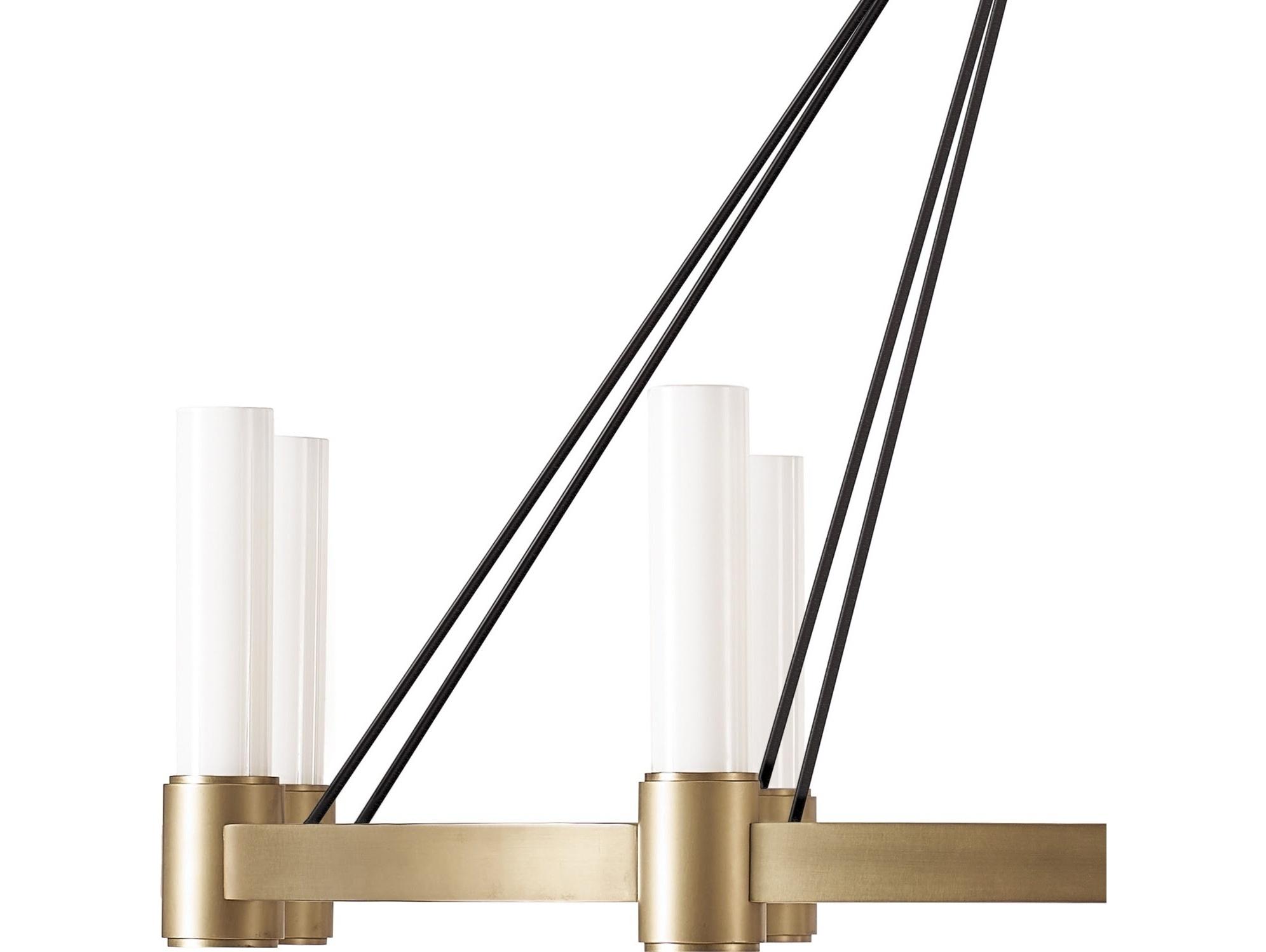 Regina Andrew Dixon 8-Light White Brass Chandelier