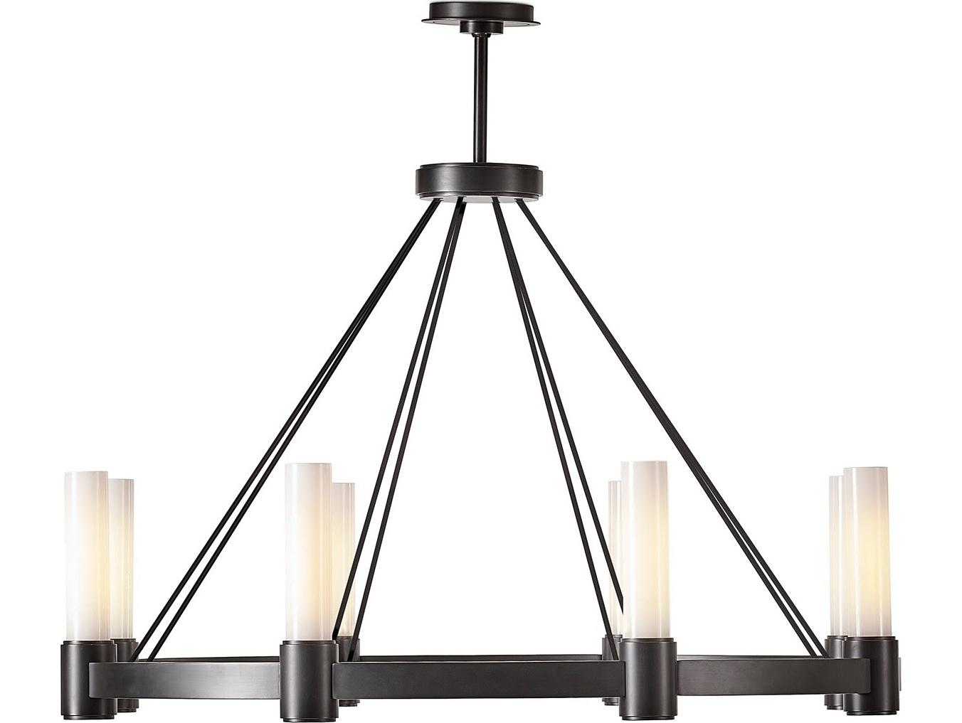 Regina Andrew Dixon 8-Light White Bronze Chandelier