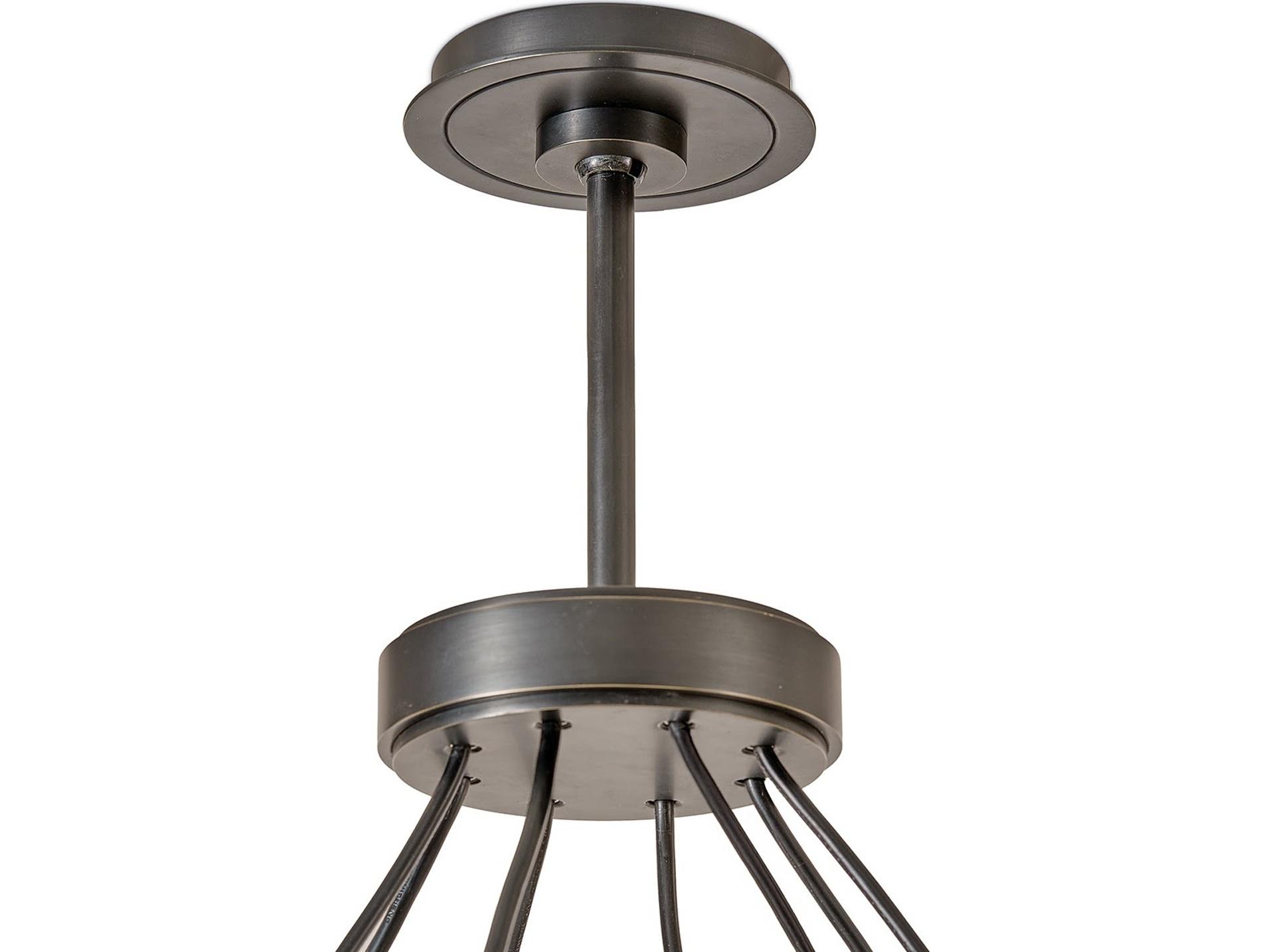 Regina Andrew Dixon 8-Light White Bronze Chandelier