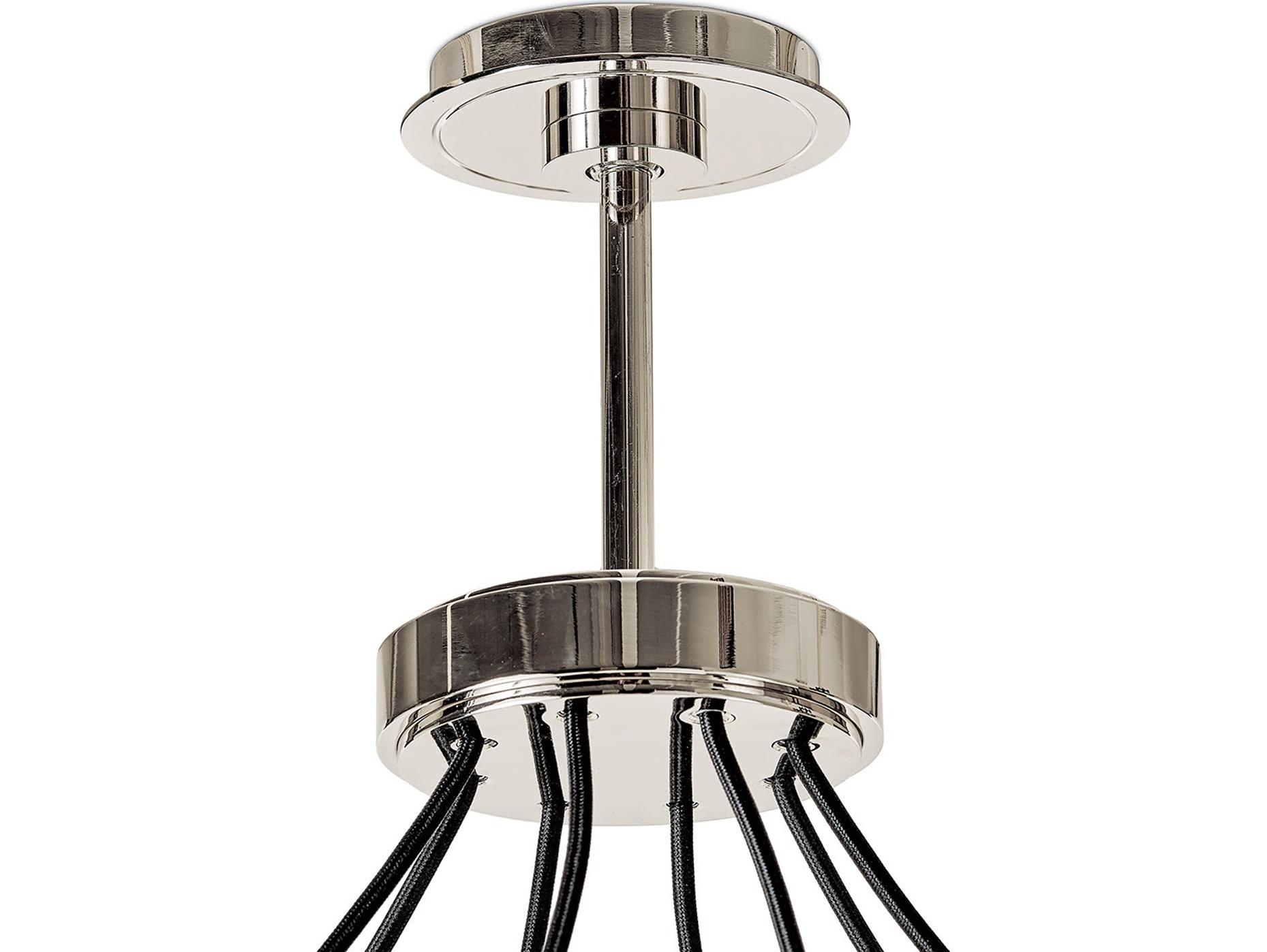 Regina Andrew Dixon 8-Light White Nickel Chandelier
