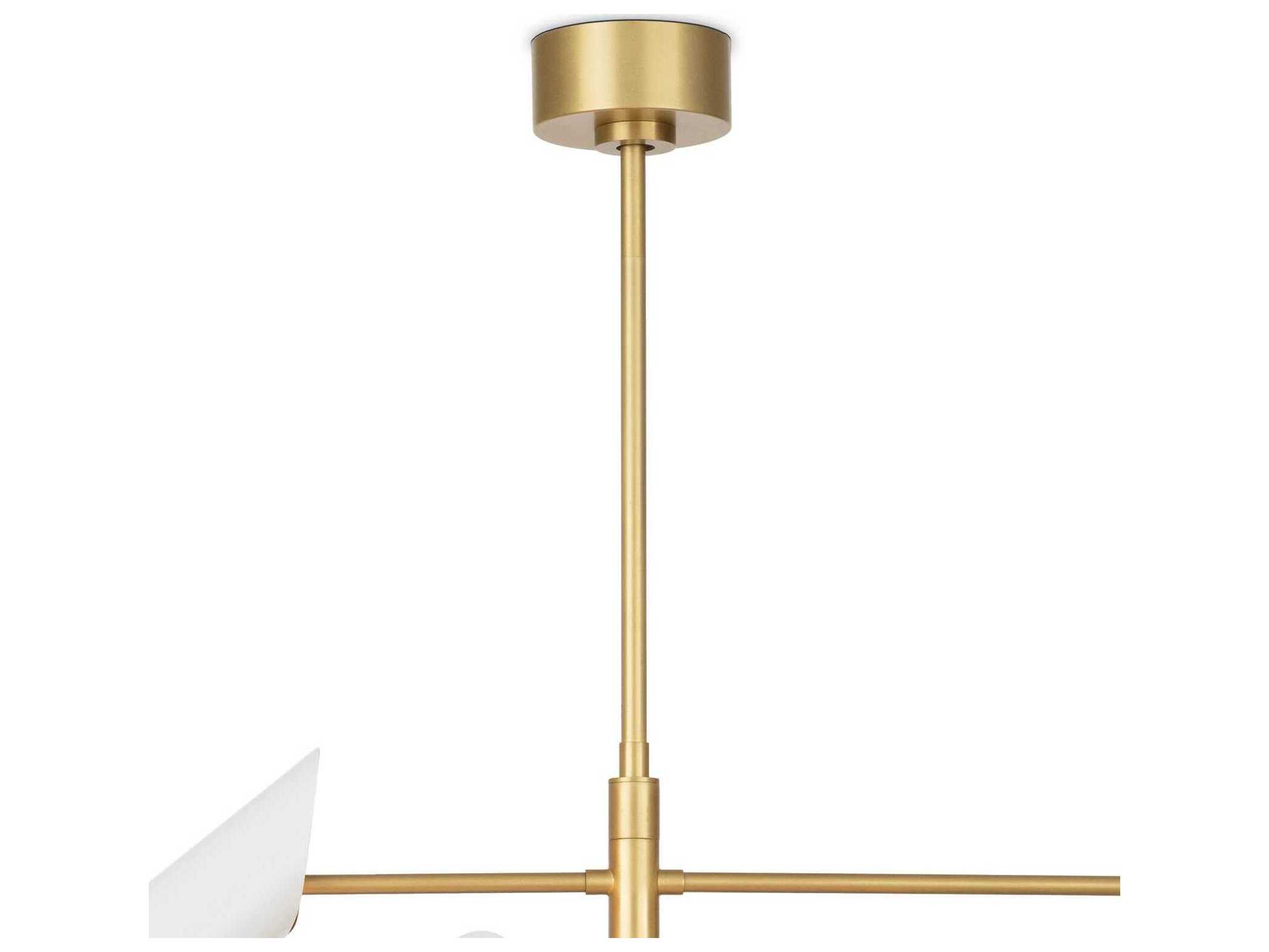 Regina Andrew Vest 6-Light White Tiered Chandelier