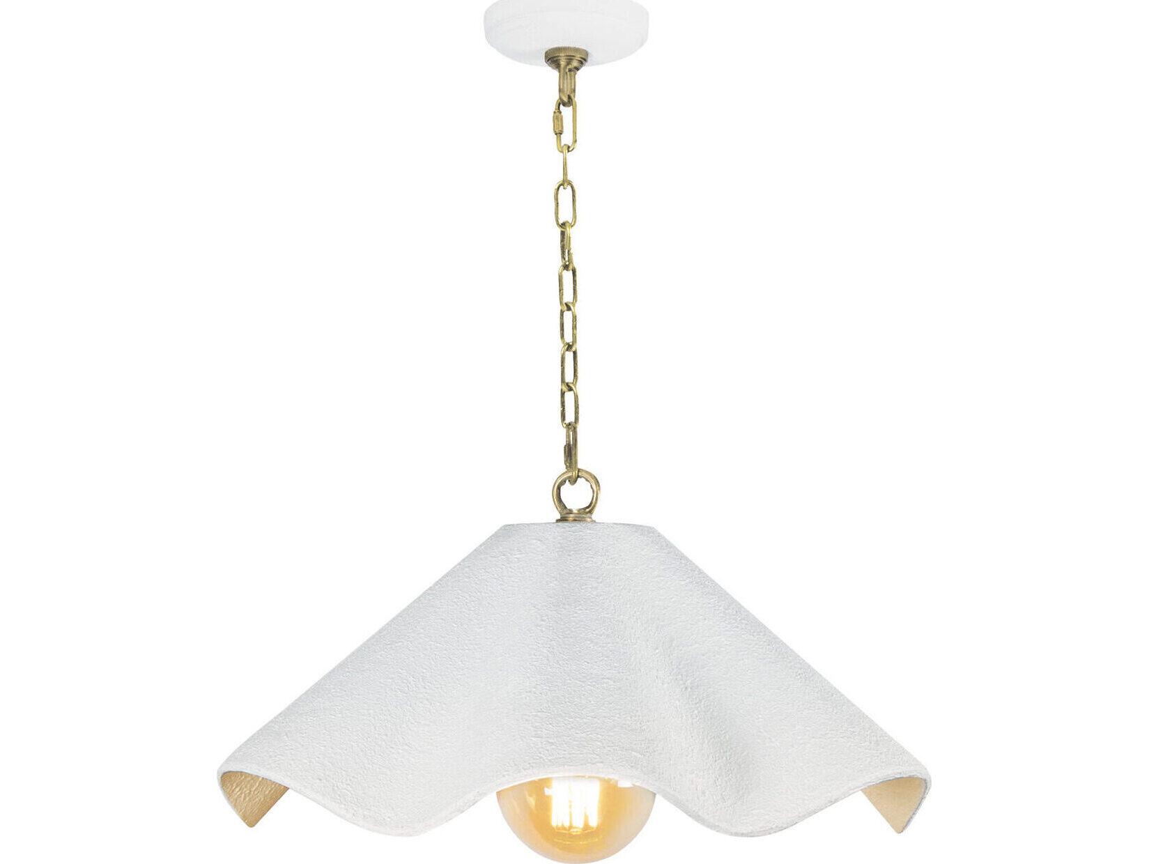 Regina Andrew Marisol 1-Light White Pendant
