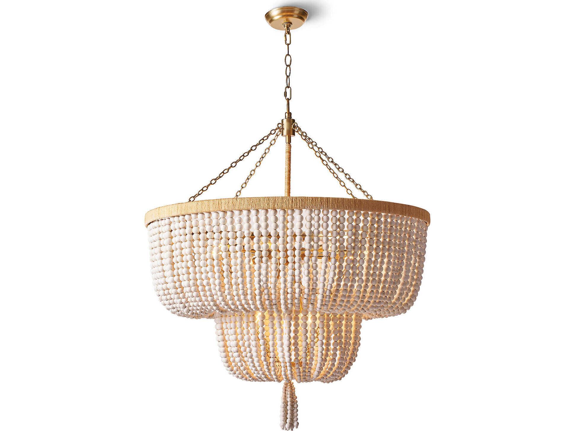 Regina Andrew Cameron 12-Light White Tiered Pendant