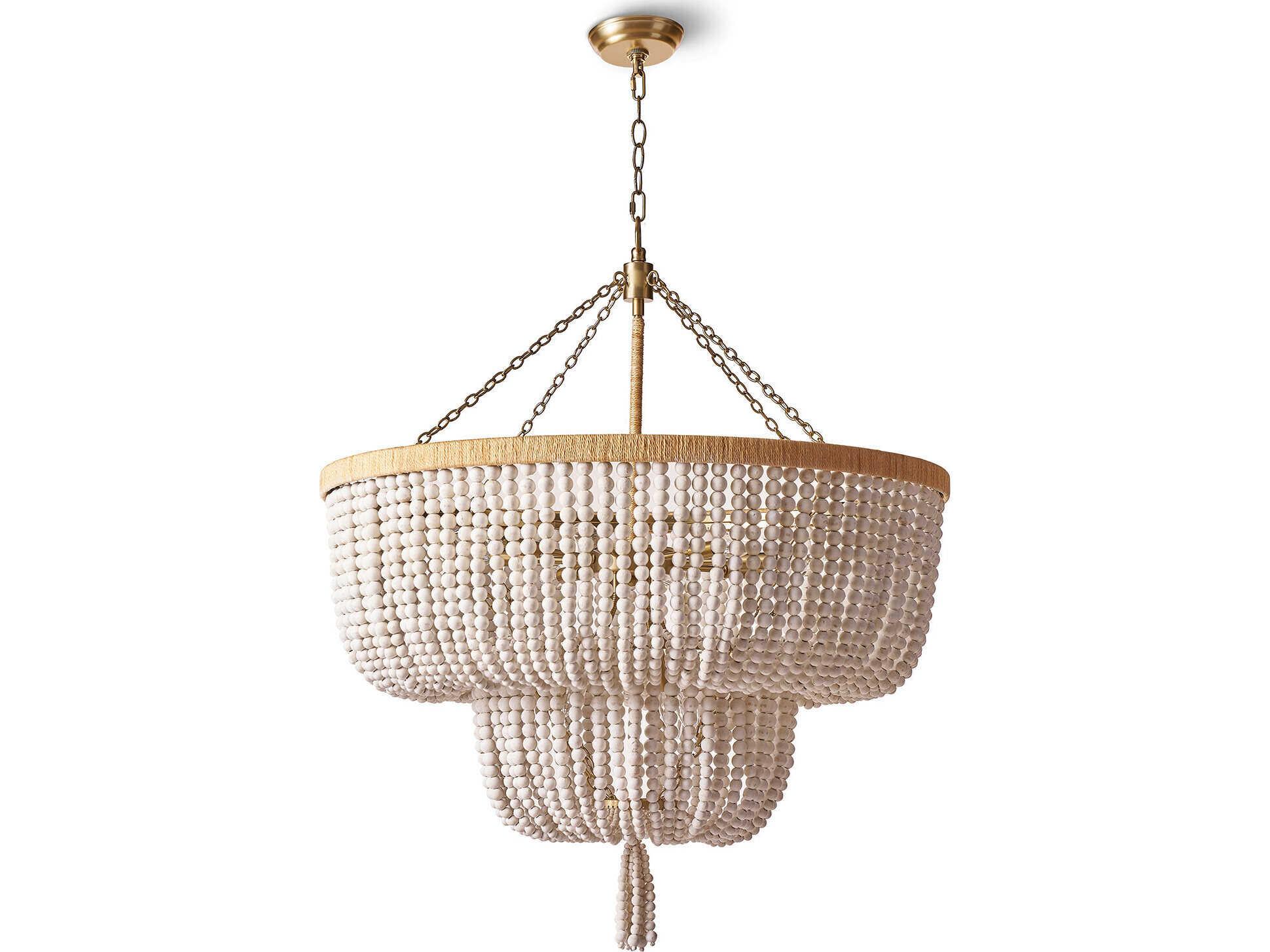Regina Andrew Cameron 12-Light White Tiered Pendant