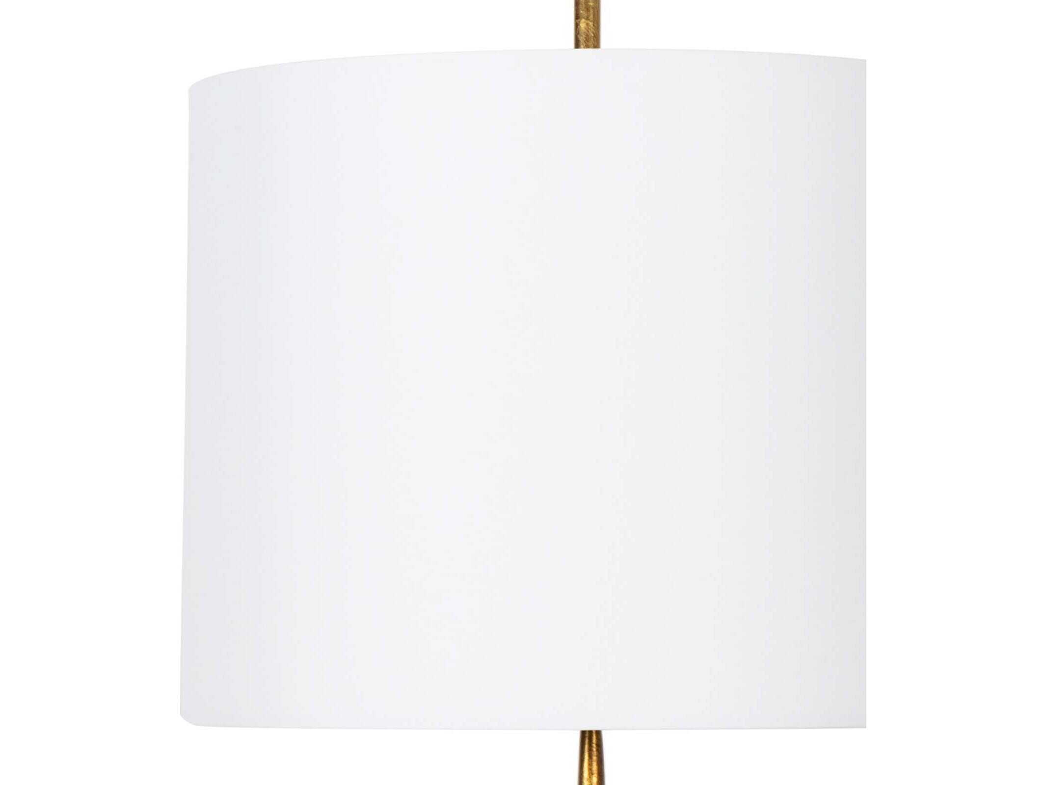 Regina Andrew Clove 2-Light Antique Gold Leaf White Pendant