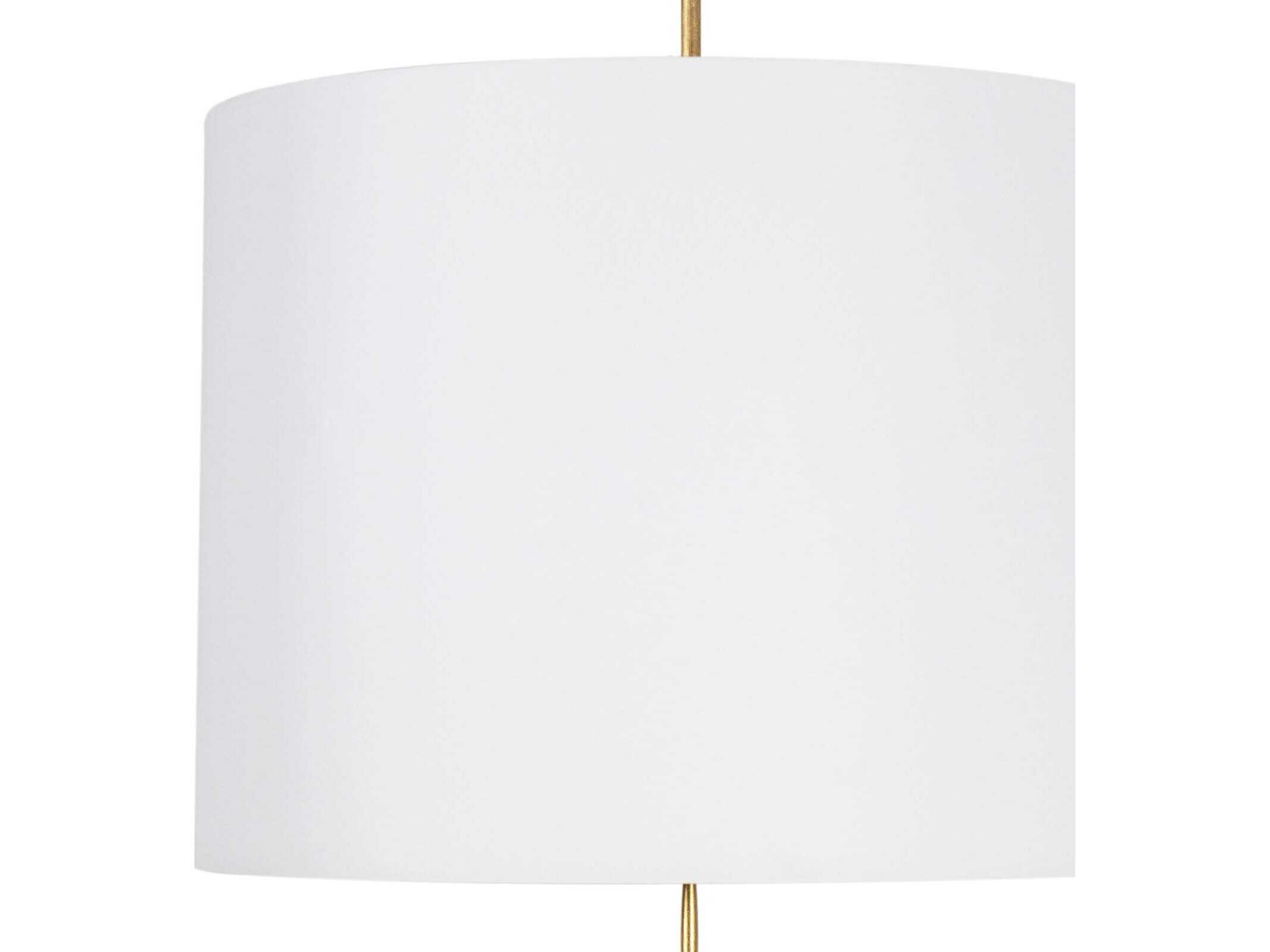 Regina Andrew Clove 3-Light Antique Gold Leaf White Pendant