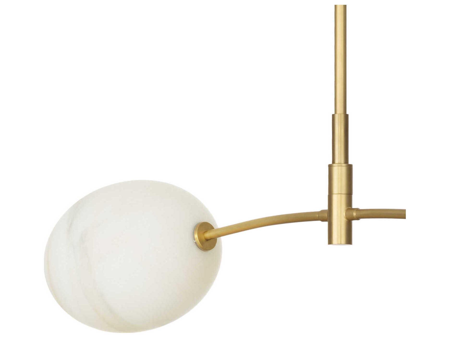 Regina Andrew Artemis 2-Light Natural Brass Island Pendant