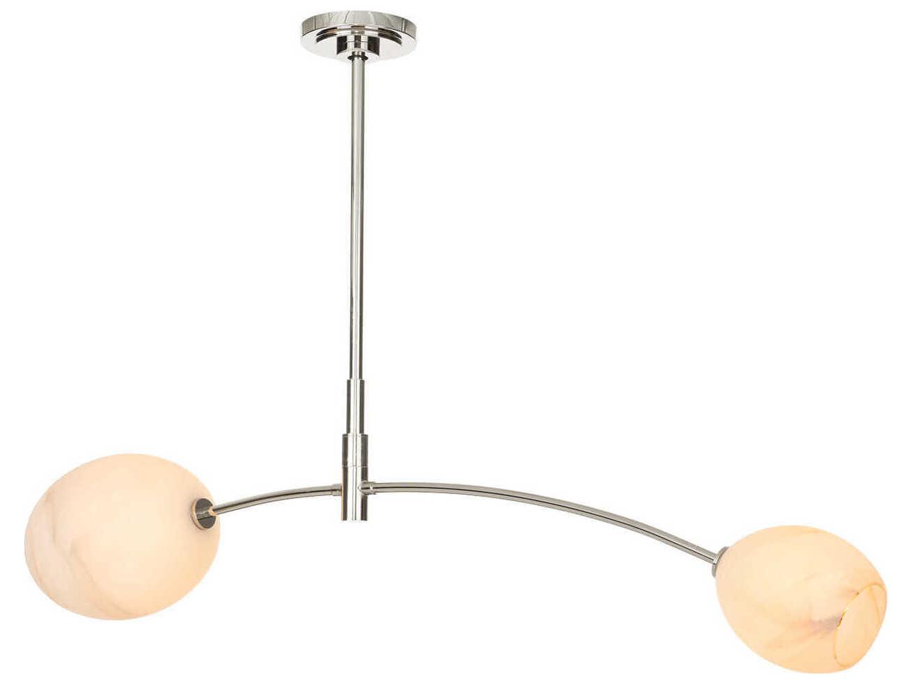 Regina Andrew Artemis 2-Light Polished Nickel Island Pendant