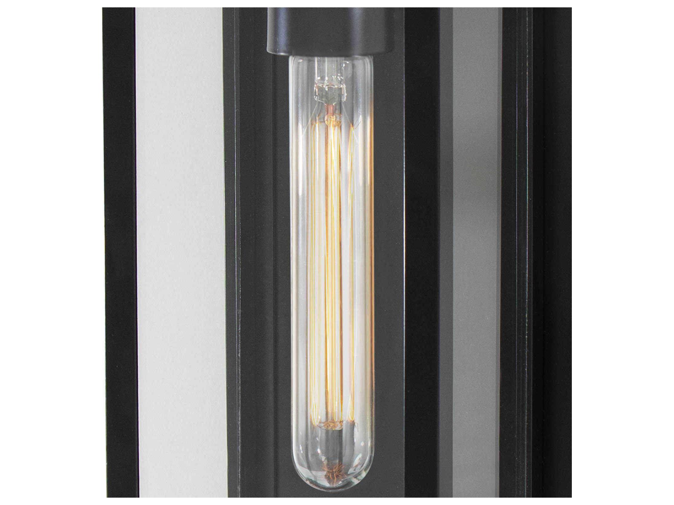 Regina Andrew Sydney 1-Light Black Glass Wall Sconce