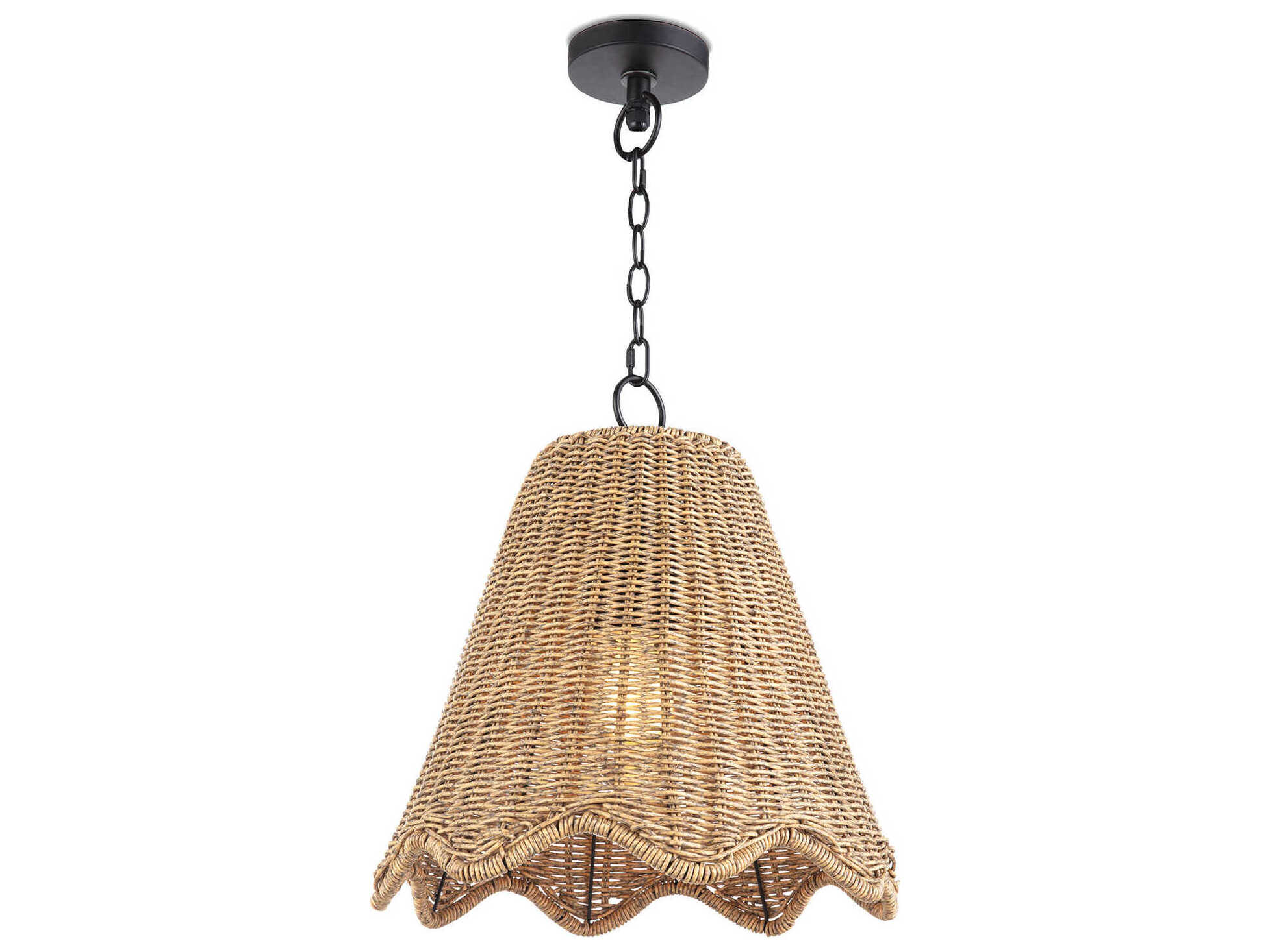 Regina Andrew 1-Light Natural Brown Pendant