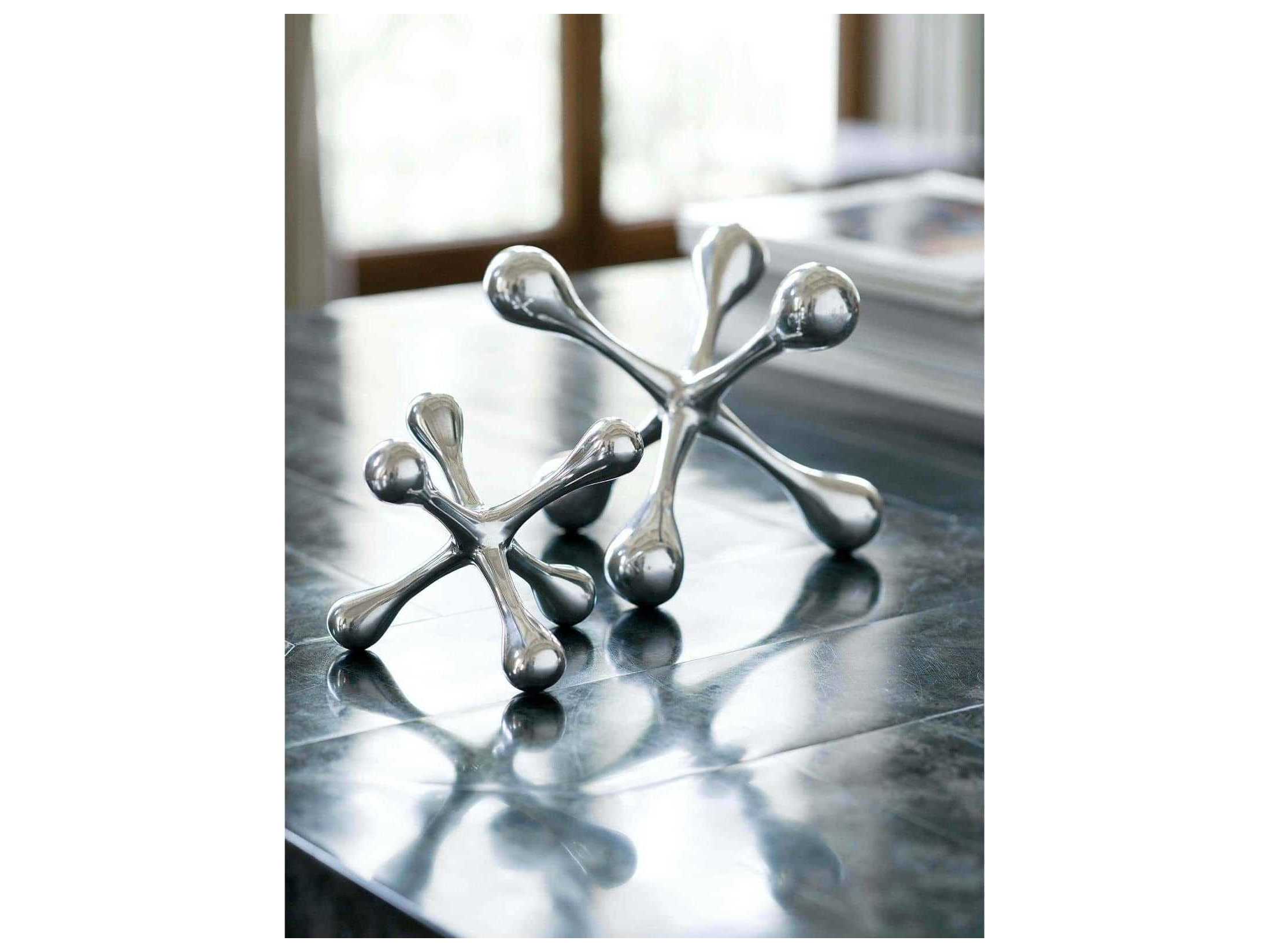 Regina Andrew Polished Nickel 5" Modern Jack