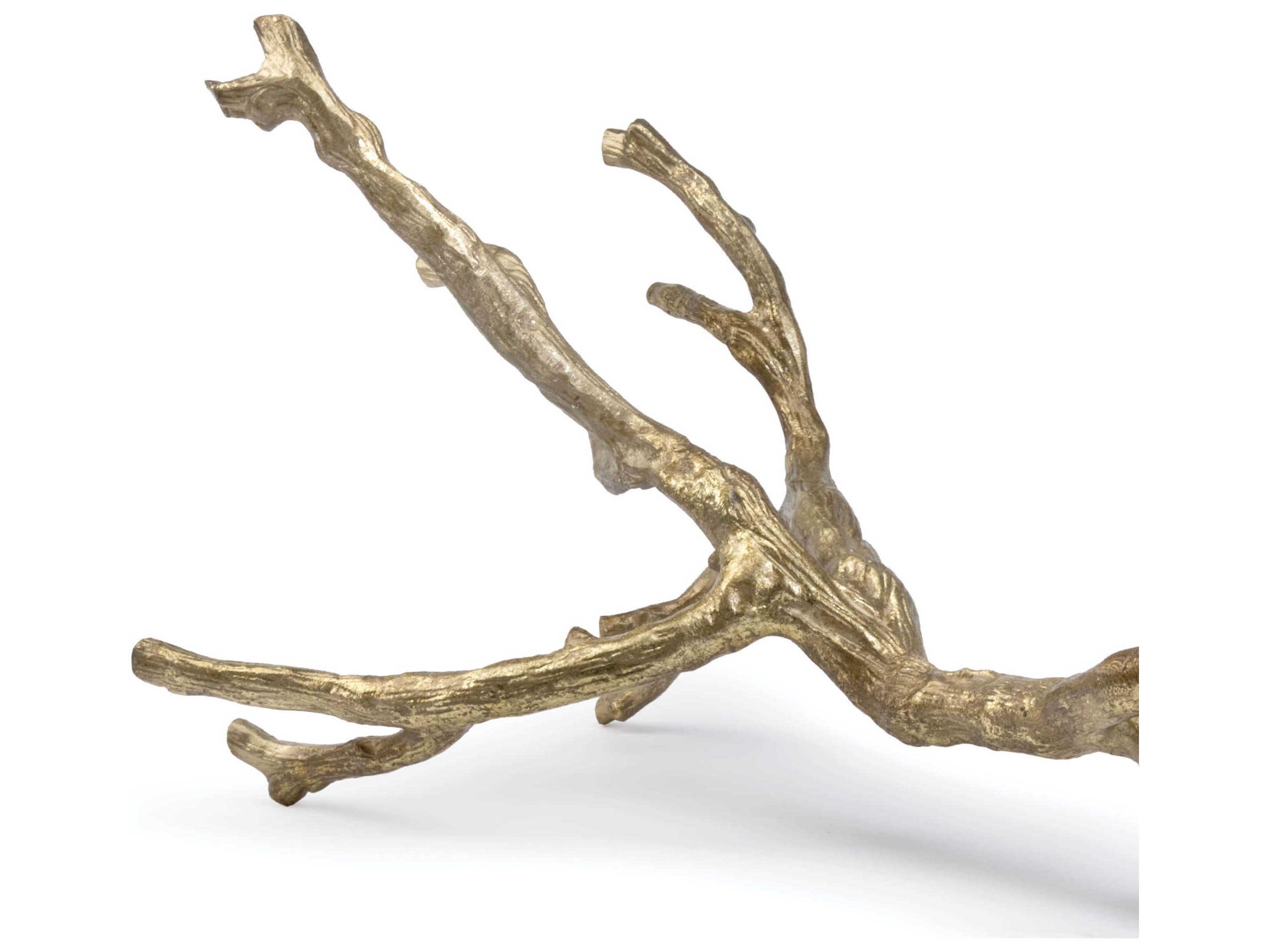 Regina Andrew Gold Leaf Metal Branch