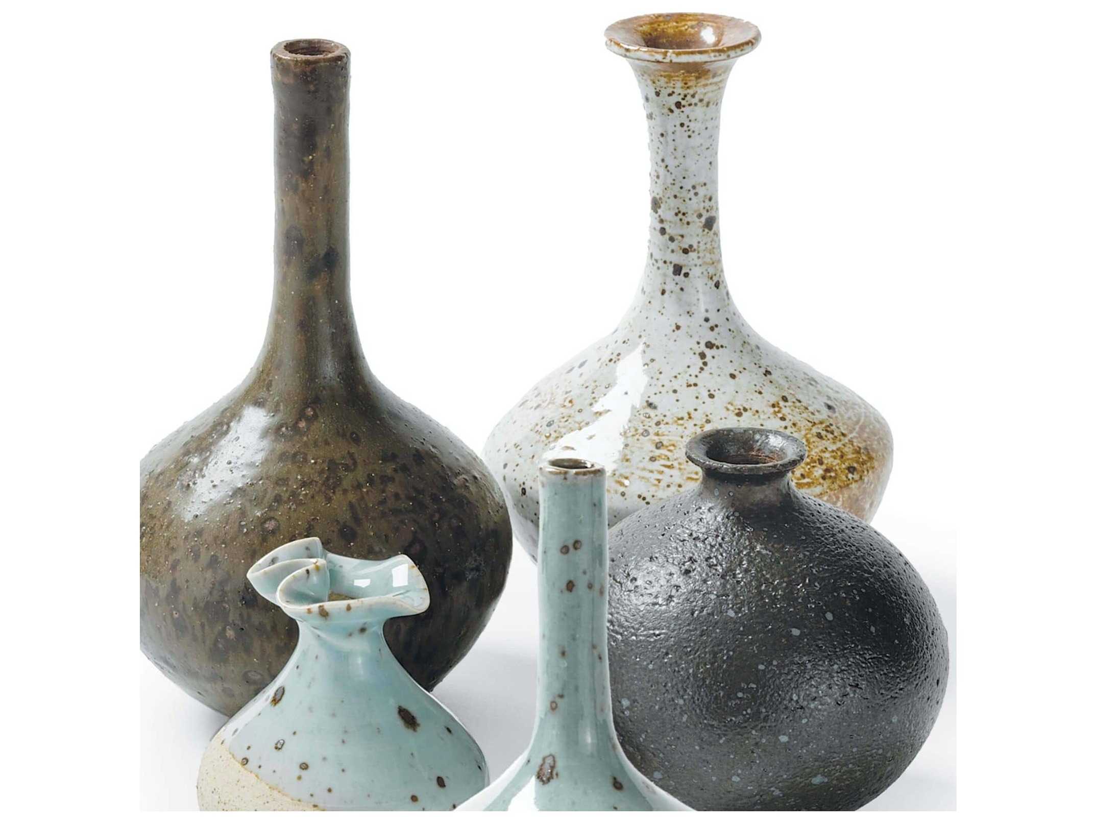 Regina Andrew Natural Porcelain Bud Vase Set of 8