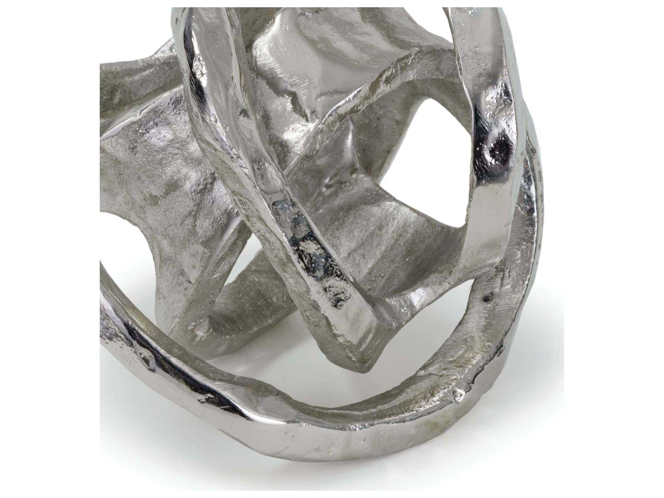 Regina Andrew Polished Nickel Metal Knot