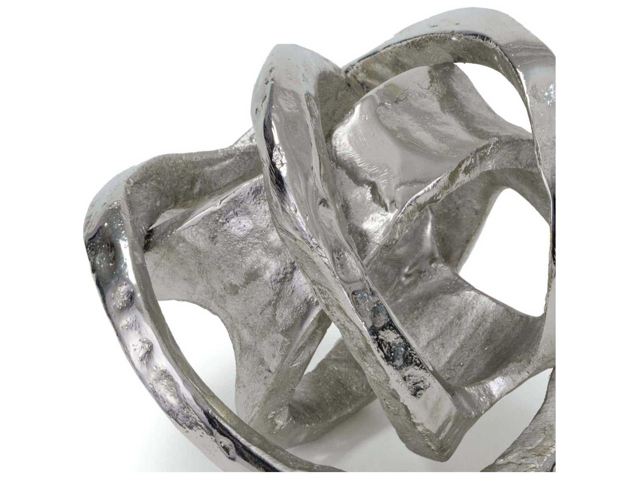 Regina Andrew Polished Nickel Metal Knot