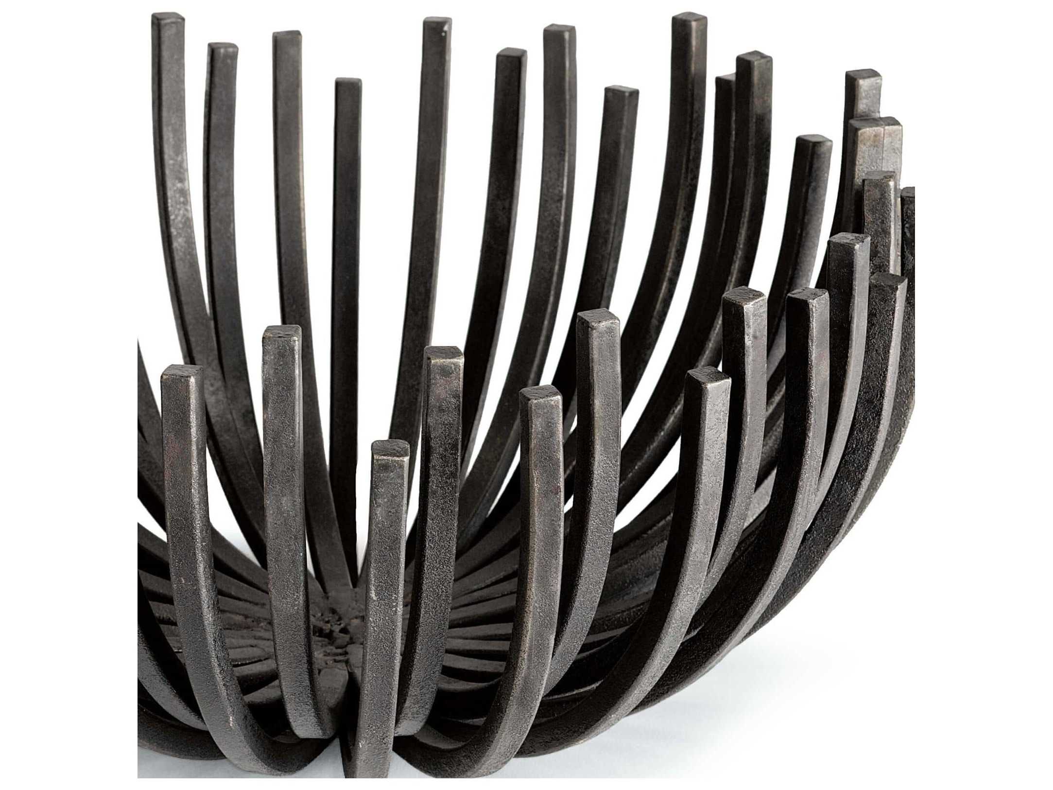 Regina Andrew Blackened Iron Webbed Bowl Circle