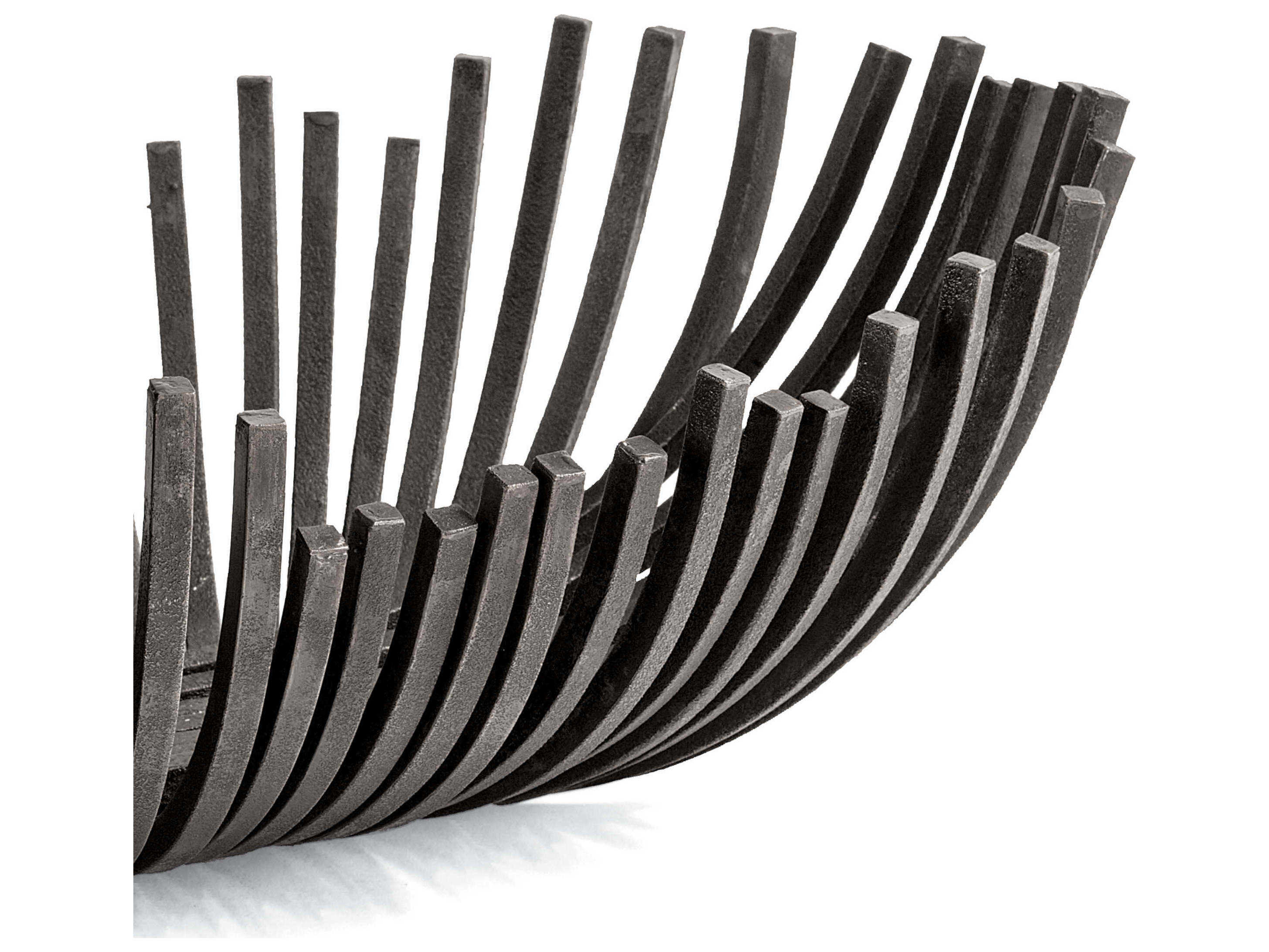 Regina Andrew Blackened Iron Webbed Bowl Oblong