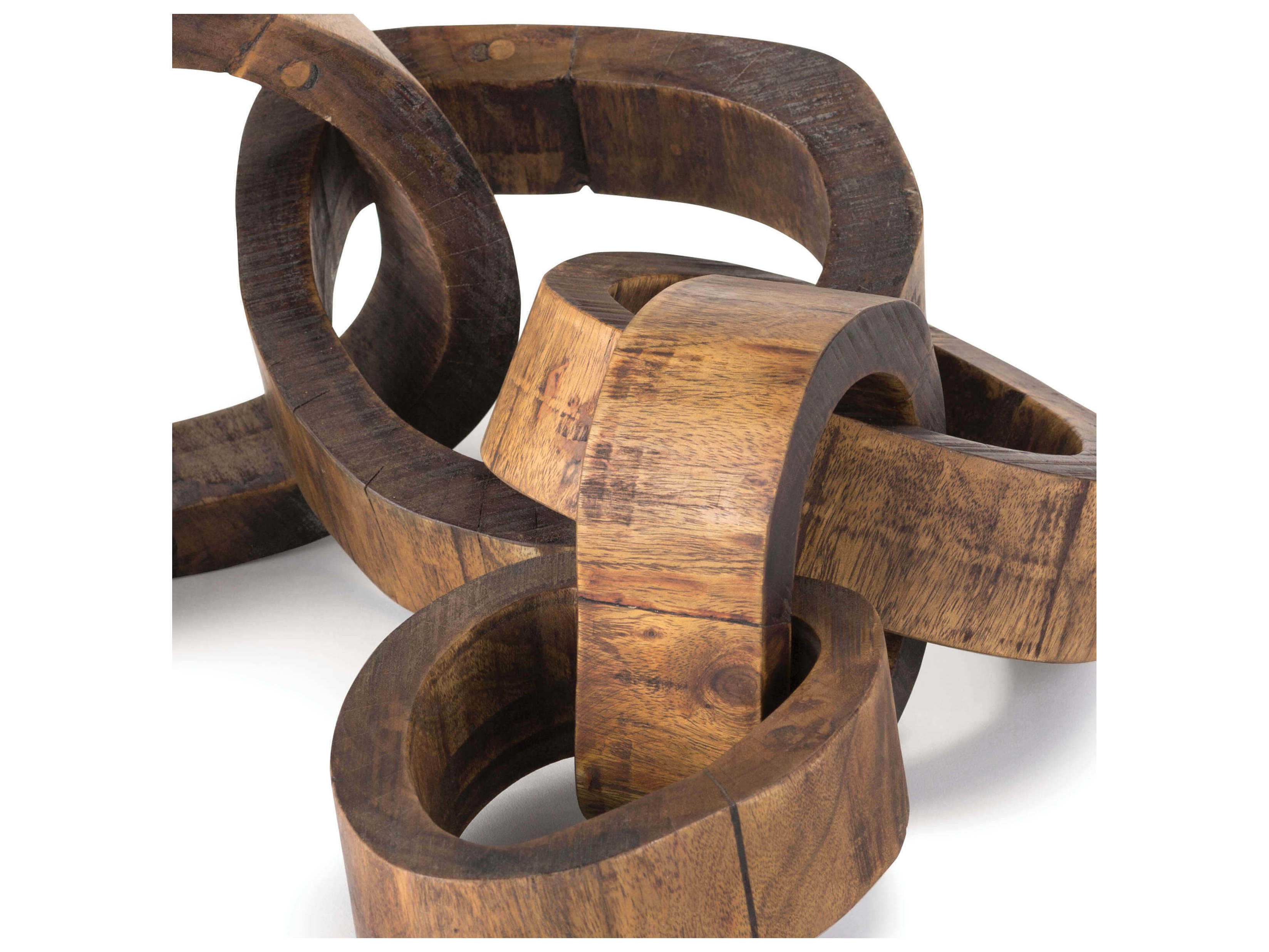 Regina Andrew Natural Wood Links Centerpiece Sculpture