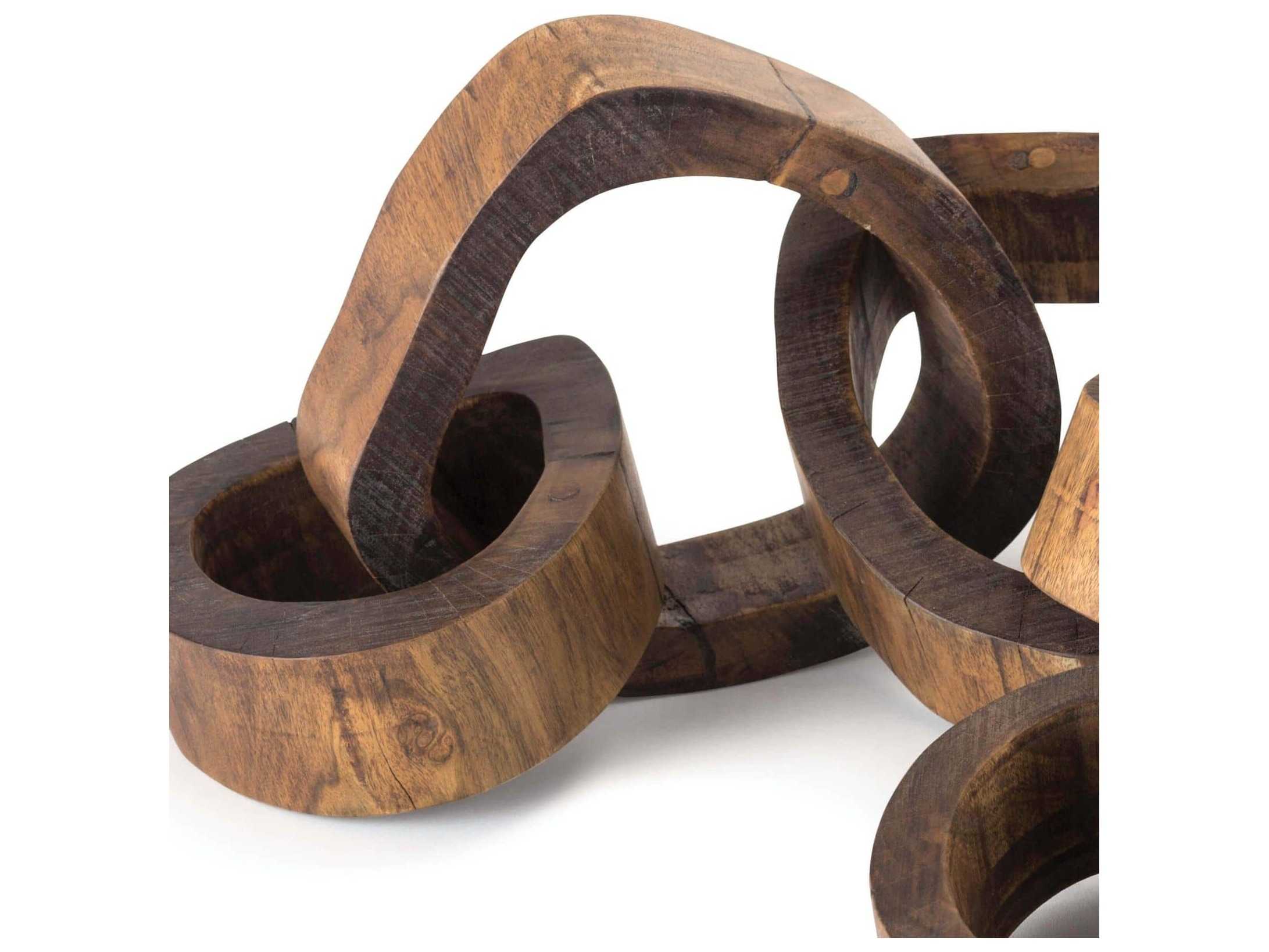 Regina Andrew Natural Wood Links Centerpiece Sculpture
