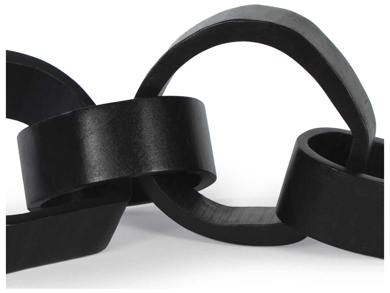 Regina Andrew Black Wooden Links Centerpiece