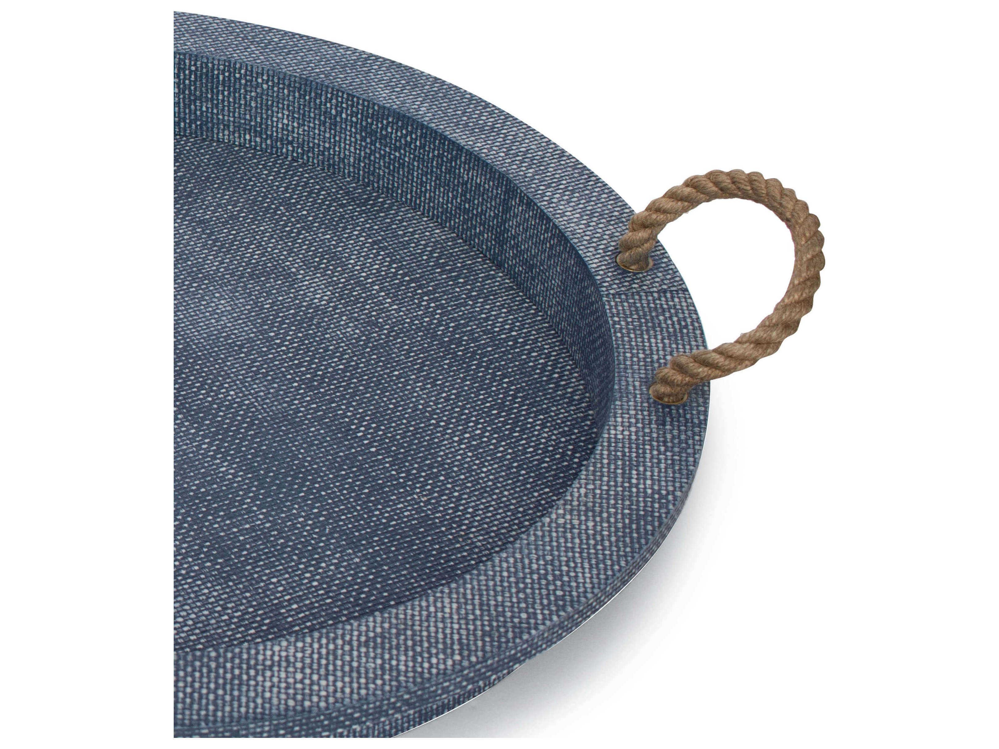 Regina Andrew Aegean Indigo Serving Tray