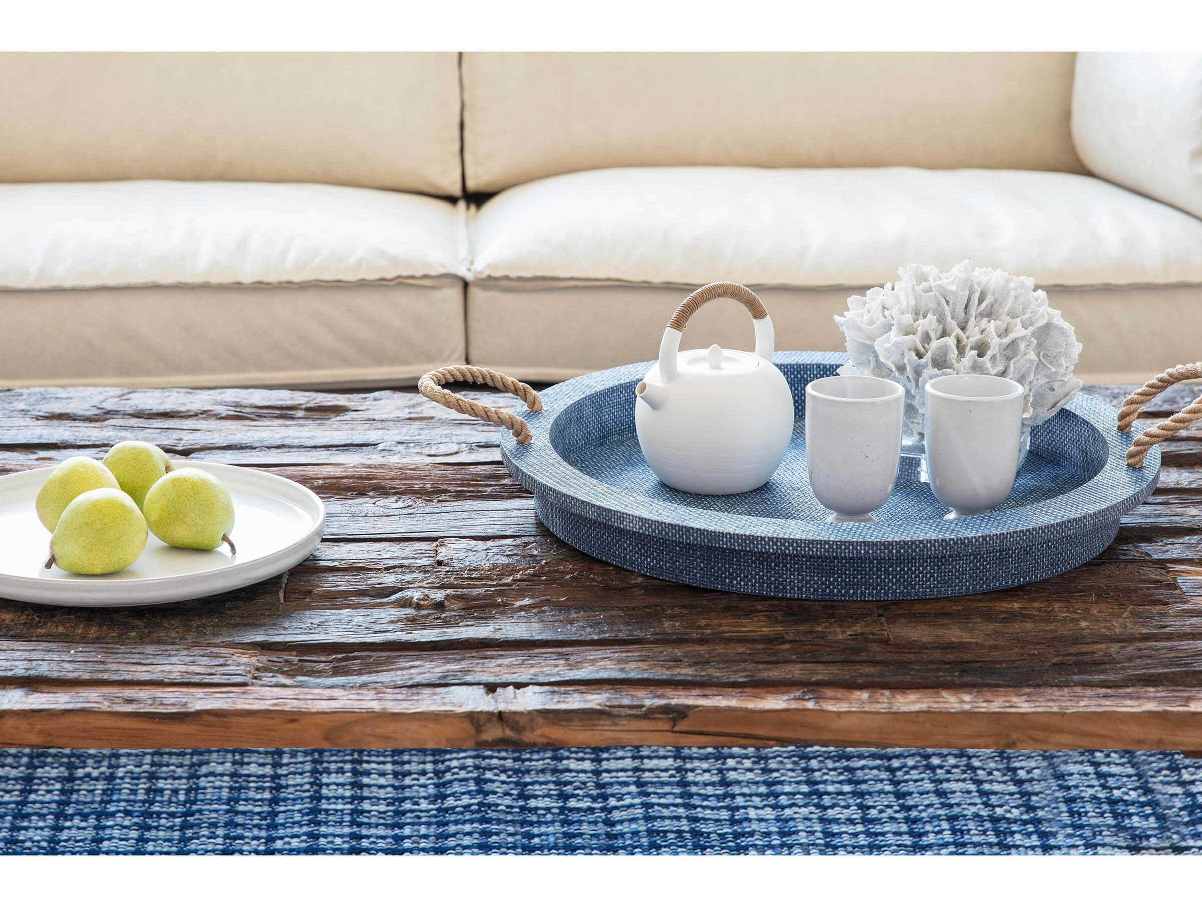 Regina Andrew Aegean Indigo Serving Tray