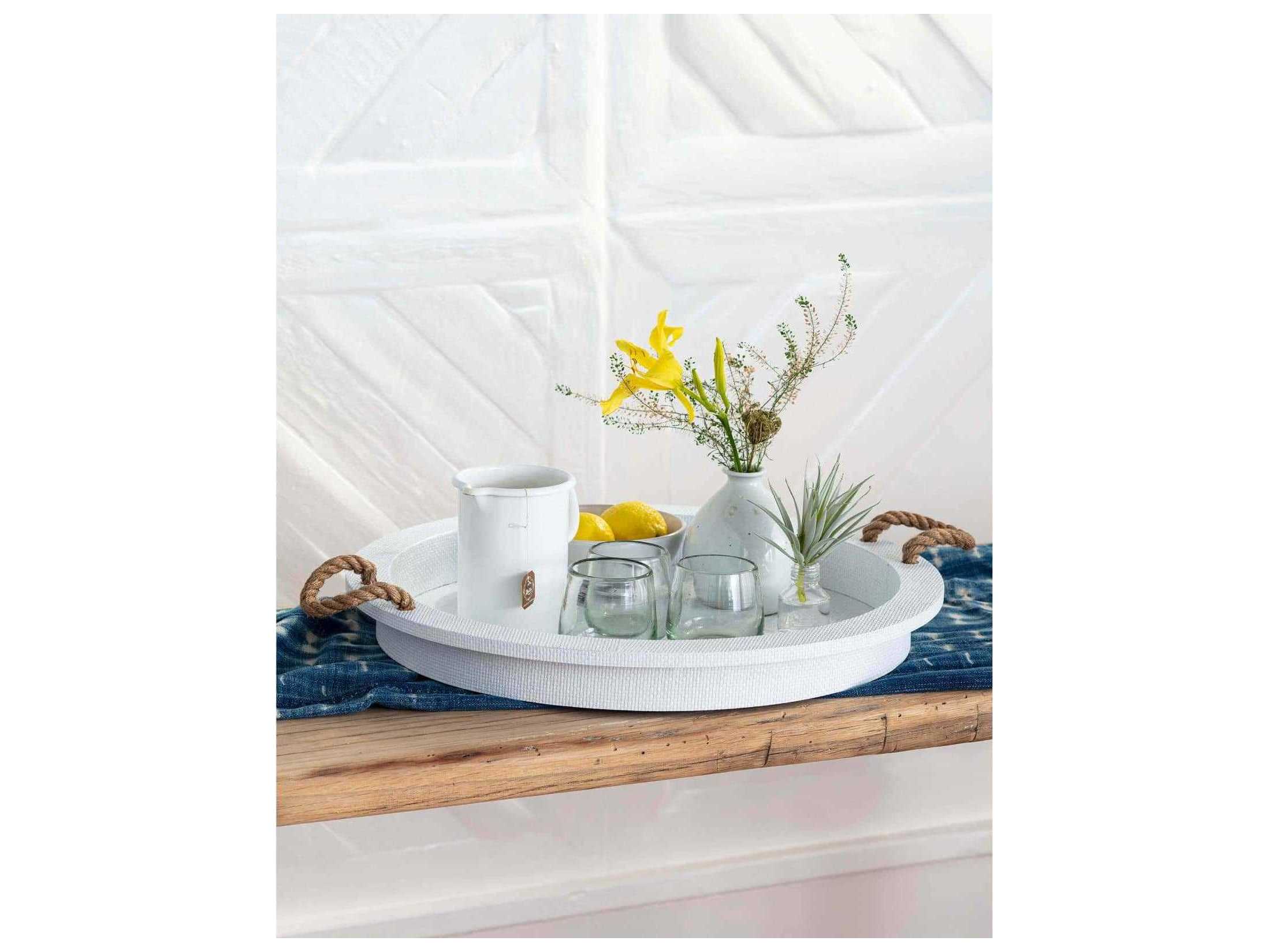 Regina Andrew White Aegean Serving Tray
