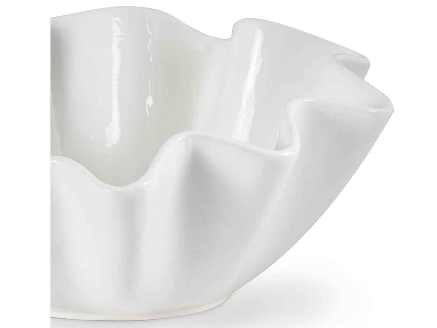 Regina Andrew Ruffle Ceramic Bowl