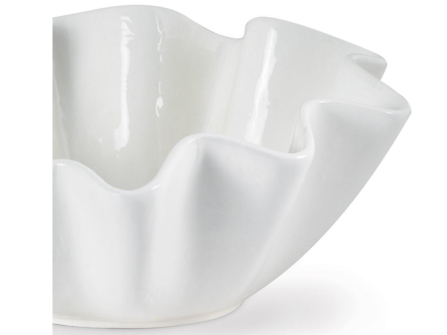 Regina Andrew Ruffle Ceramic Bowl