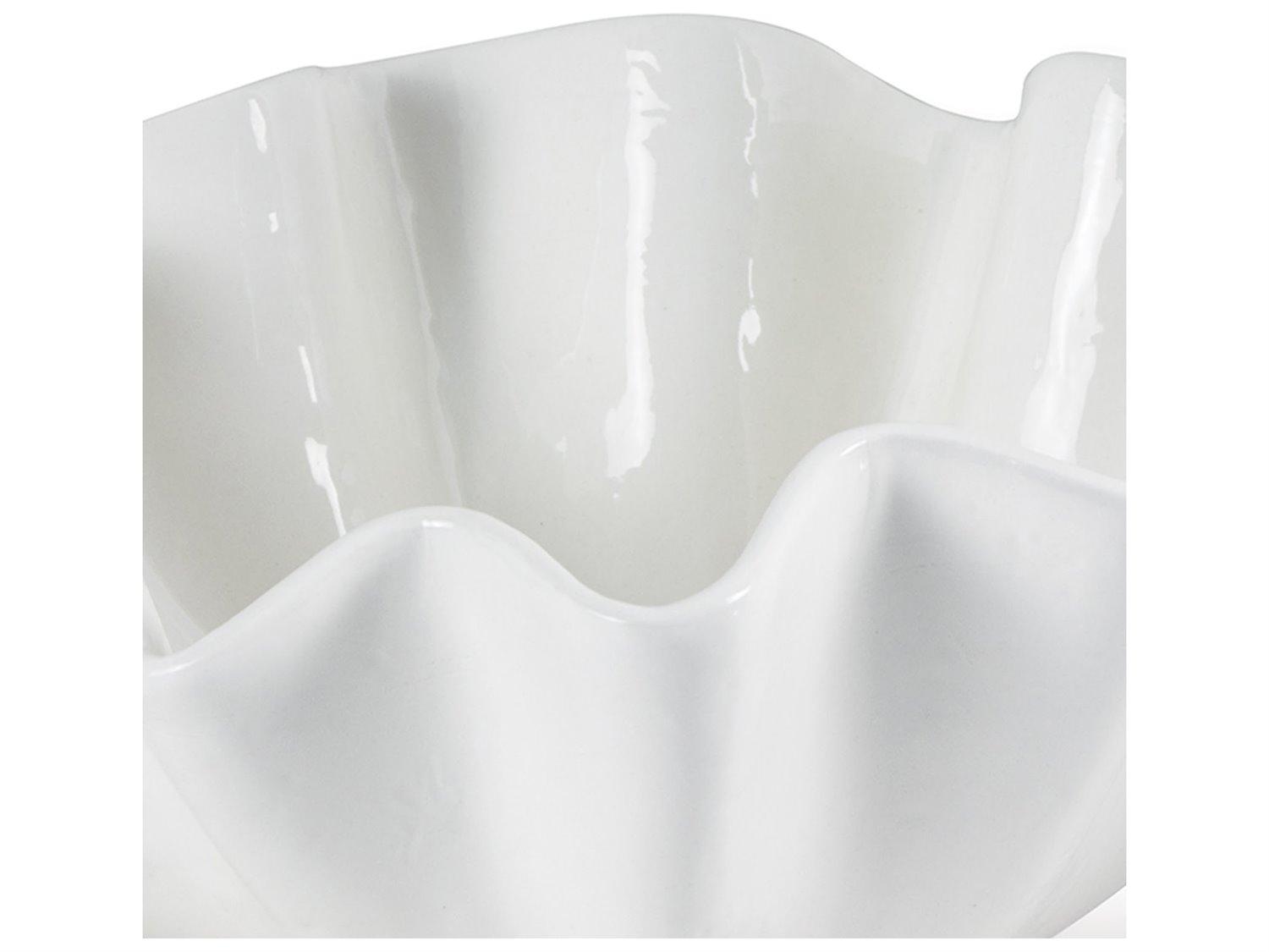 Regina Andrew Ruffle Ceramic Bowl
