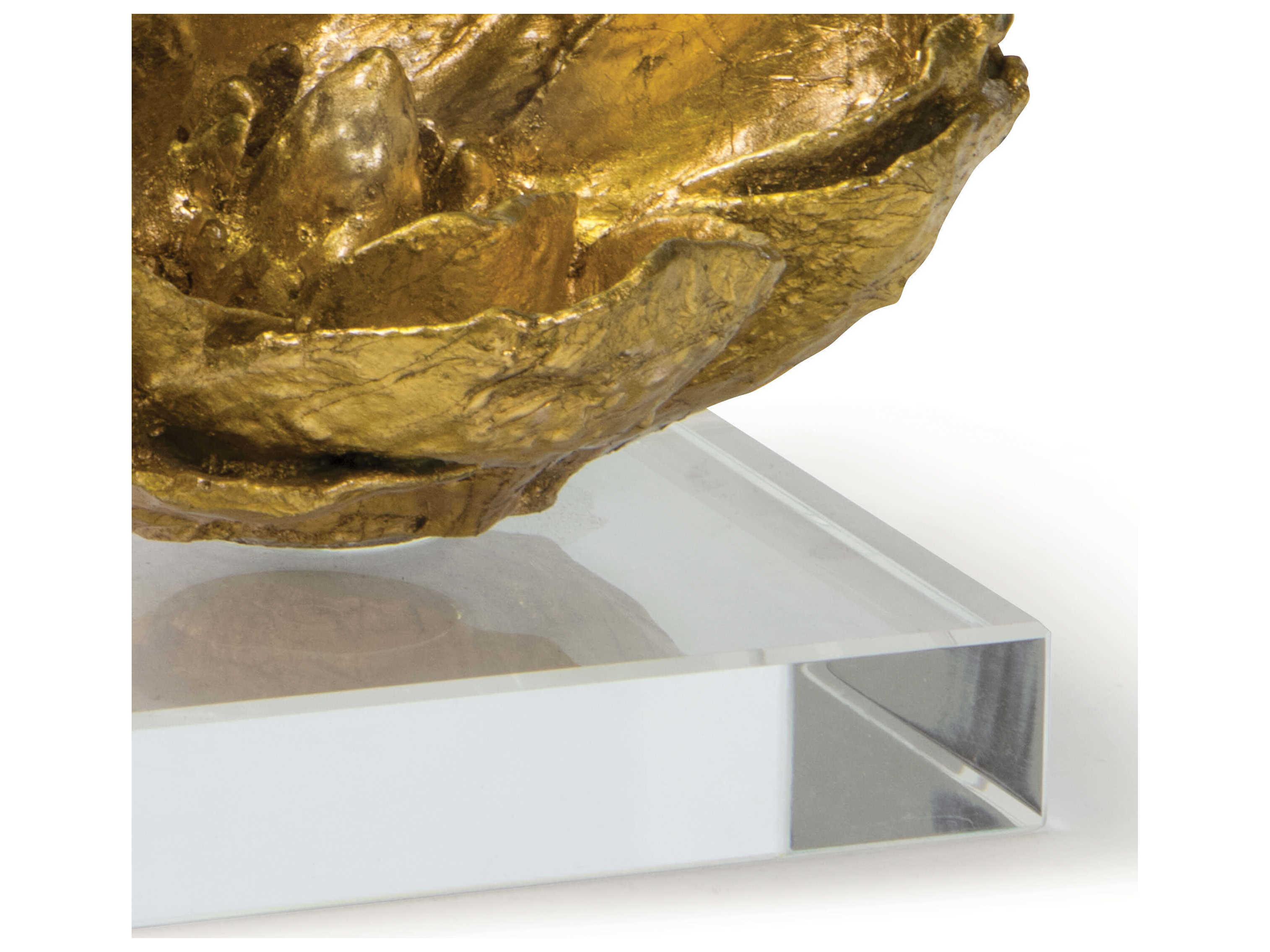 Regina Andrew Gold Leaf Magnolia Sculpture